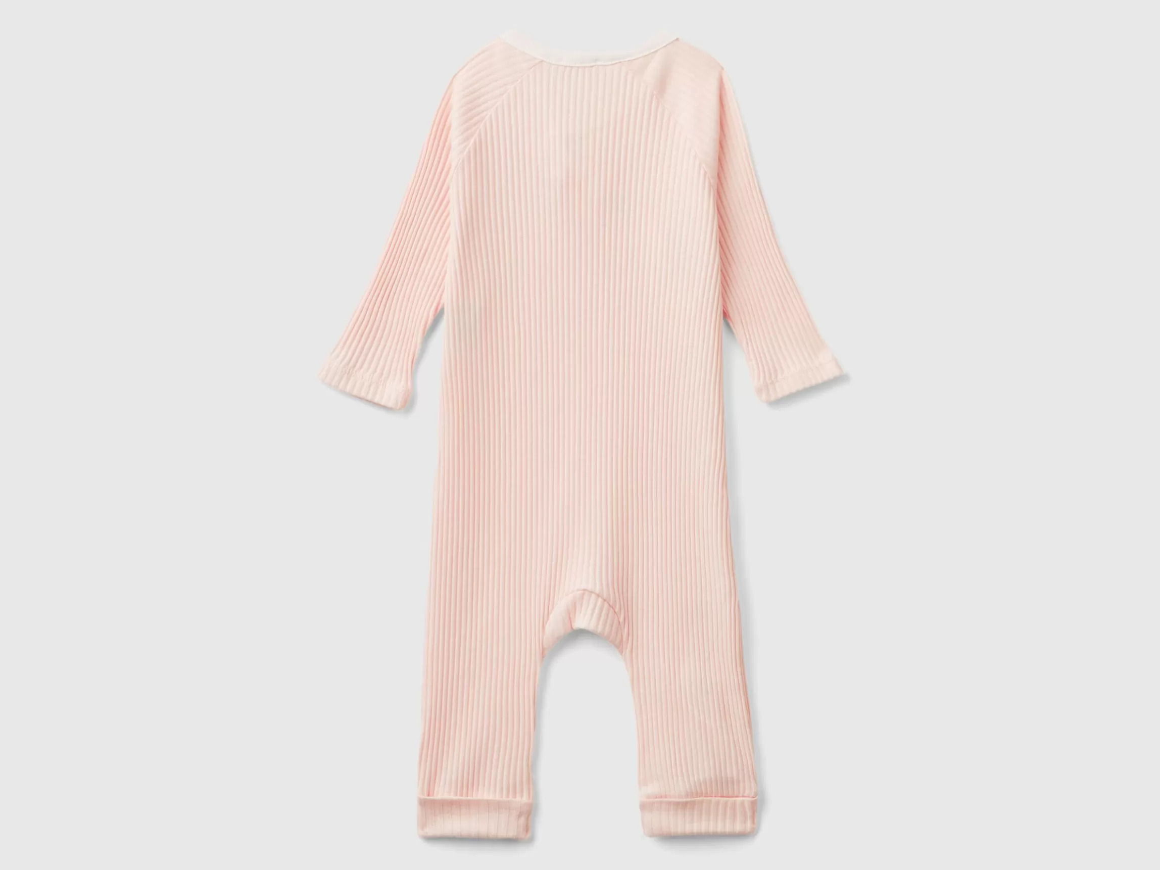 United Colors of Benetton Ribbed onesie in organic cotton