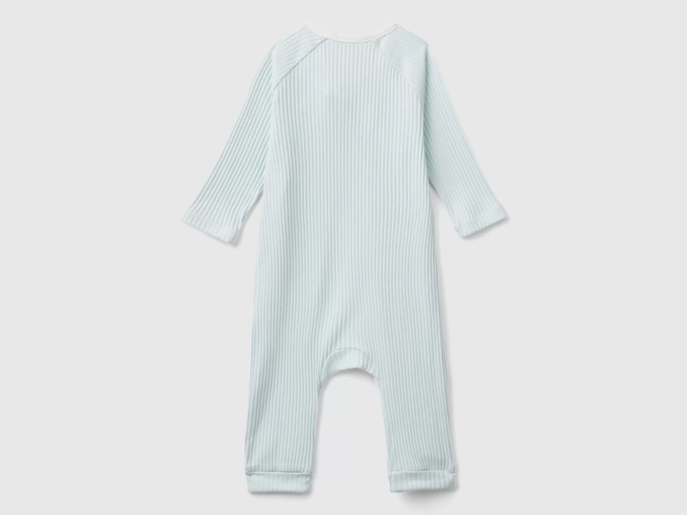 United Colors of Benetton Ribbed onesie in organic cotton