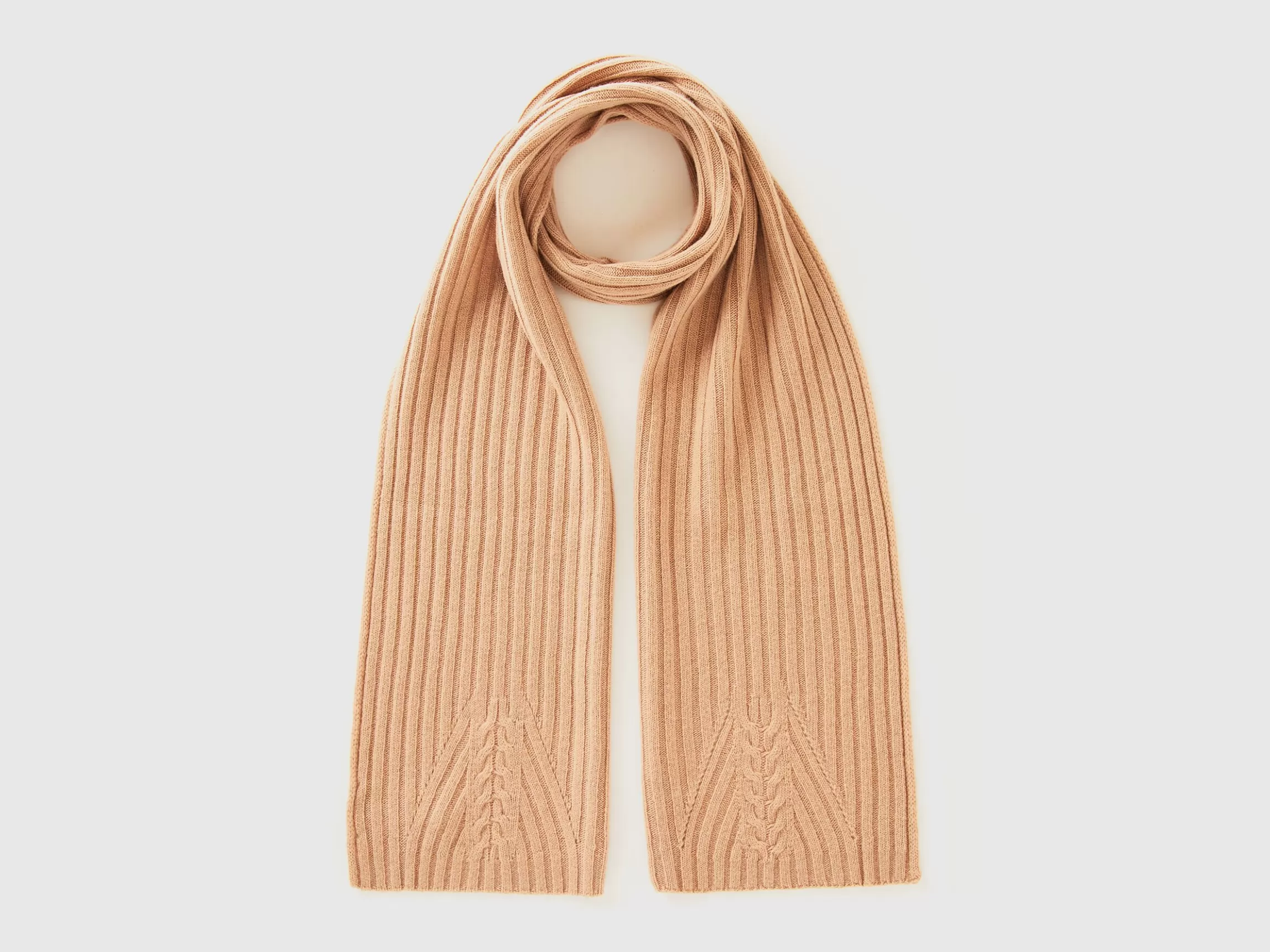 United Colors of Benetton Scarf with cable knit