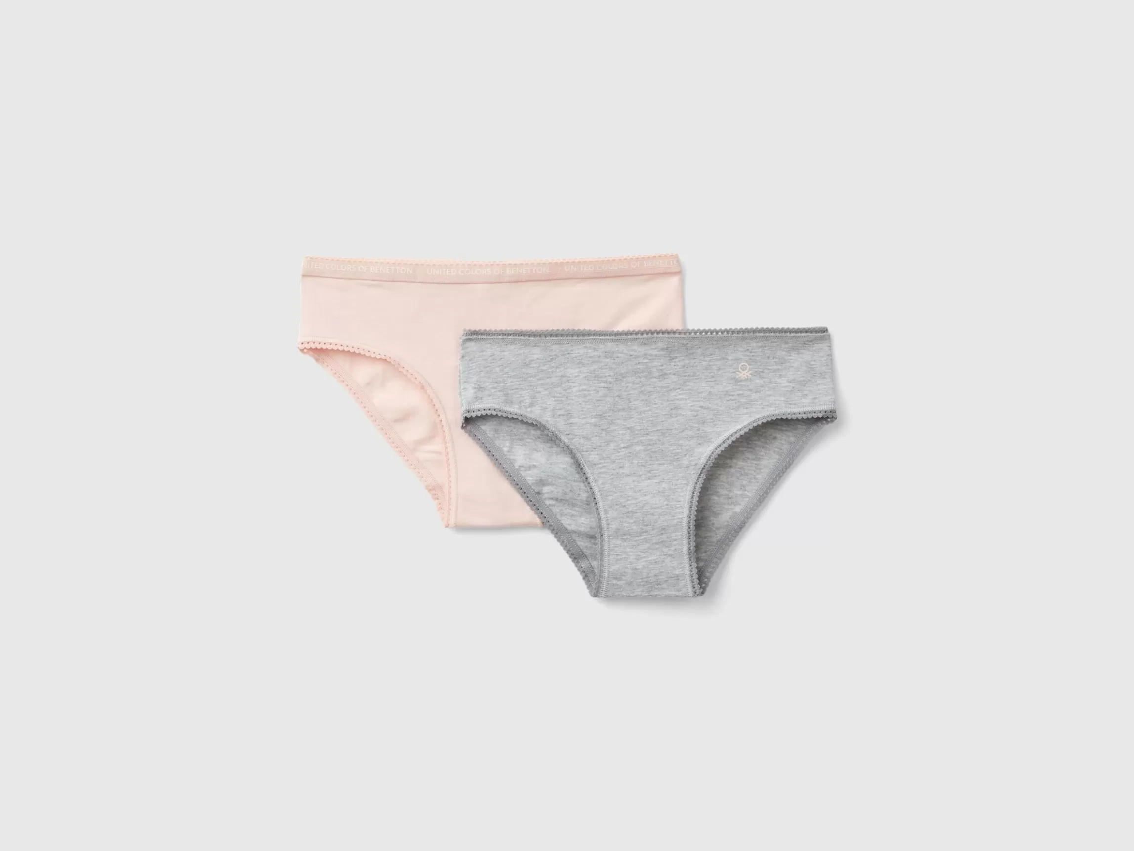 United Colors of Benetton Set of two pairs of underwear in stretch cotton