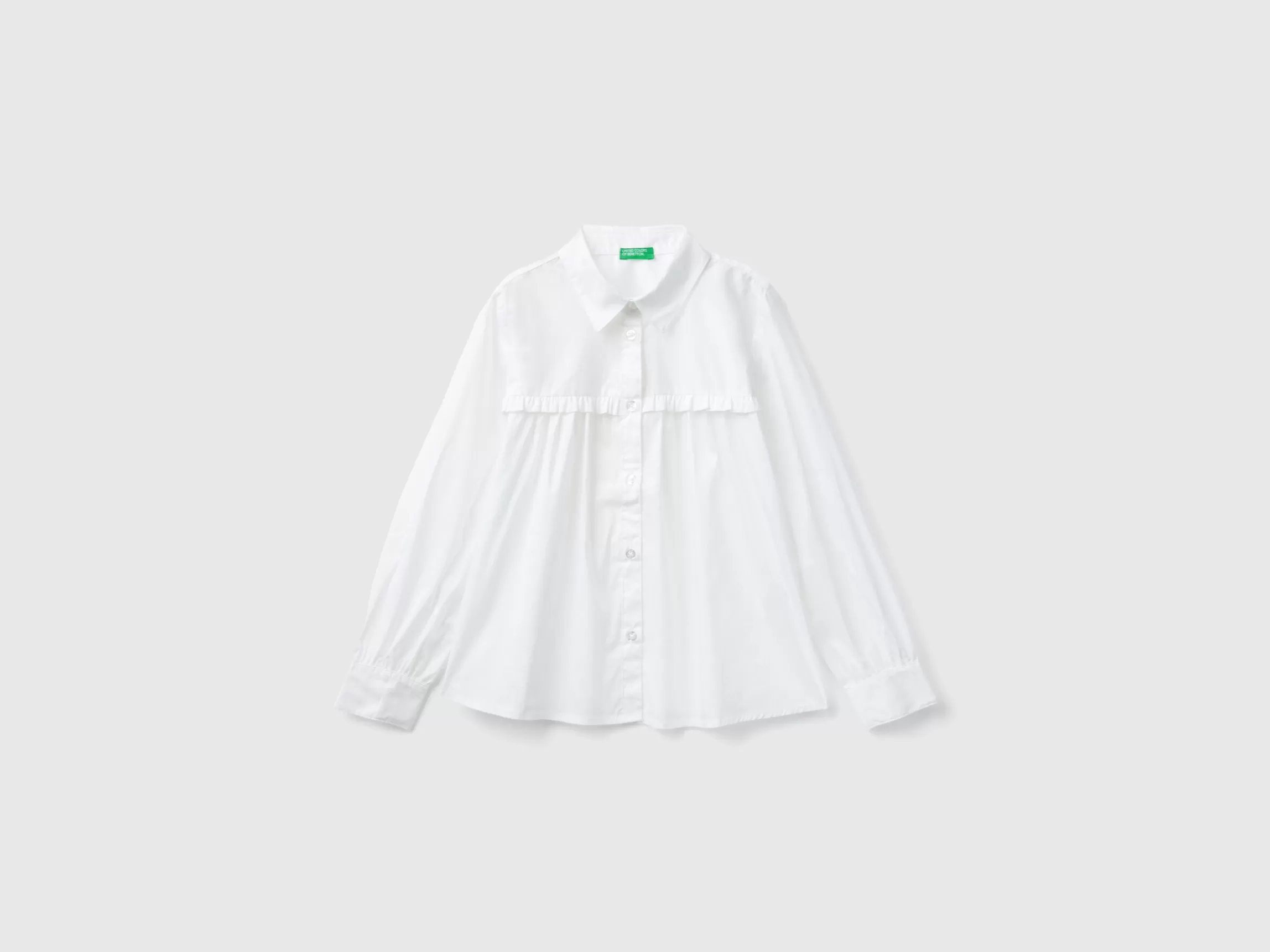 United Colors of Benetton Shirt with rouches on the yoke