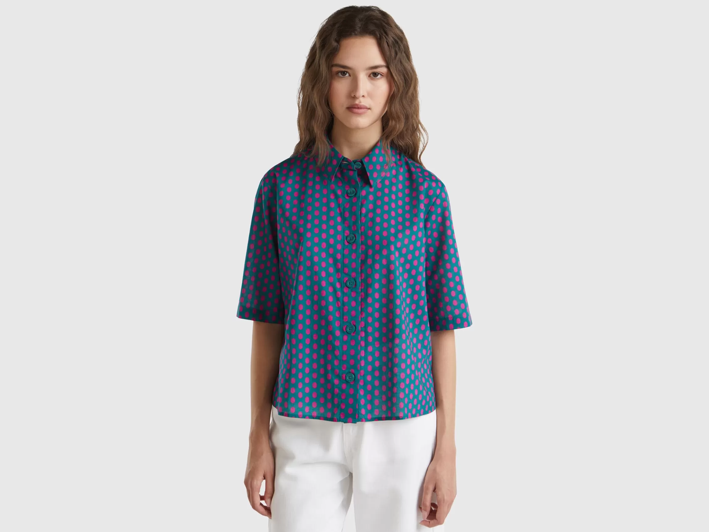 United Colors of Benetton Short sleeve patterned shirt