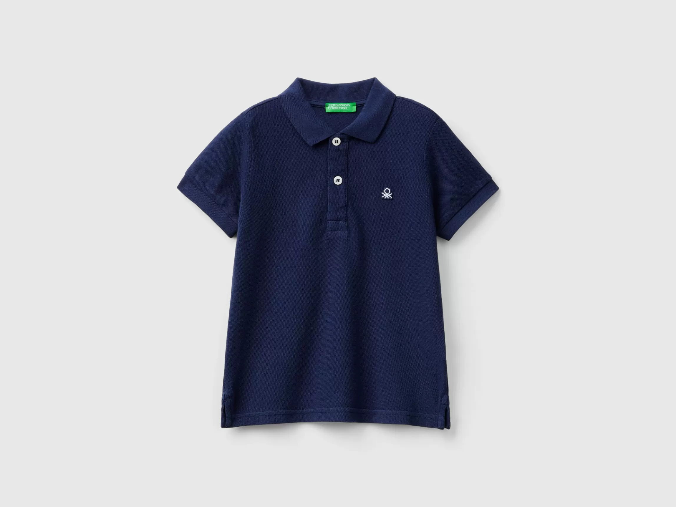 United Colors of Benetton Short sleeve polo in organic cotton