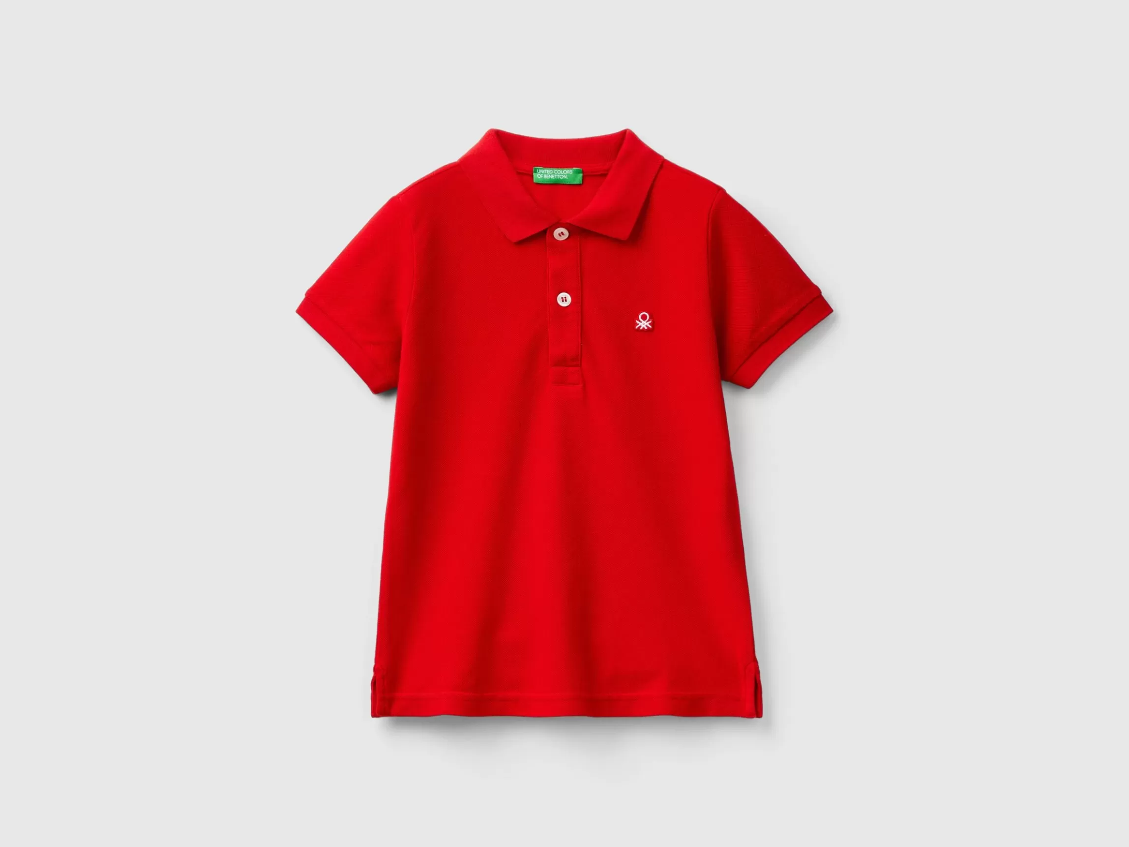 United Colors of Benetton Short sleeve polo in organic cotton