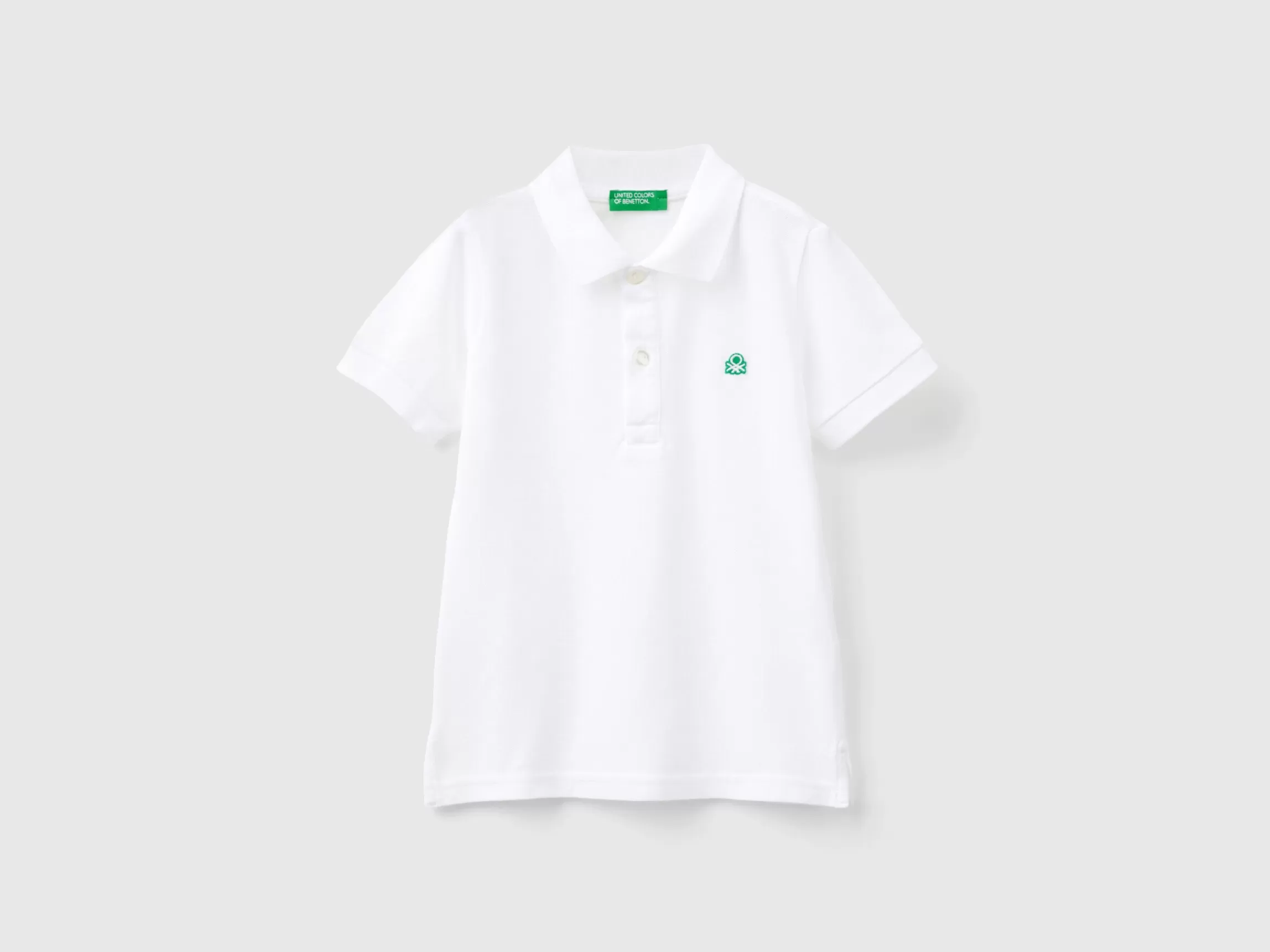 United Colors of Benetton Short sleeve polo in organic cotton