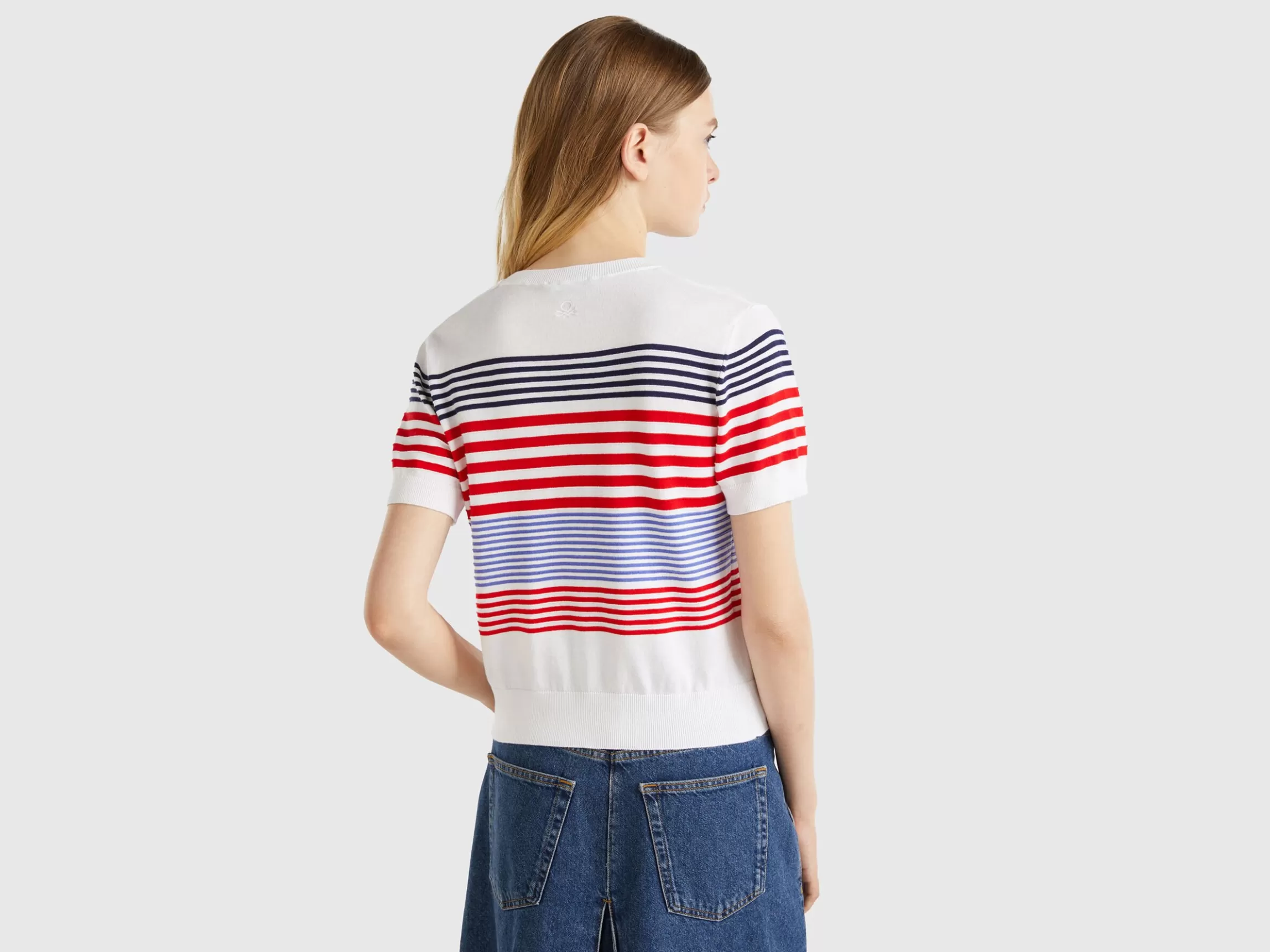 United Colors of Benetton Short sleeve top with stripes