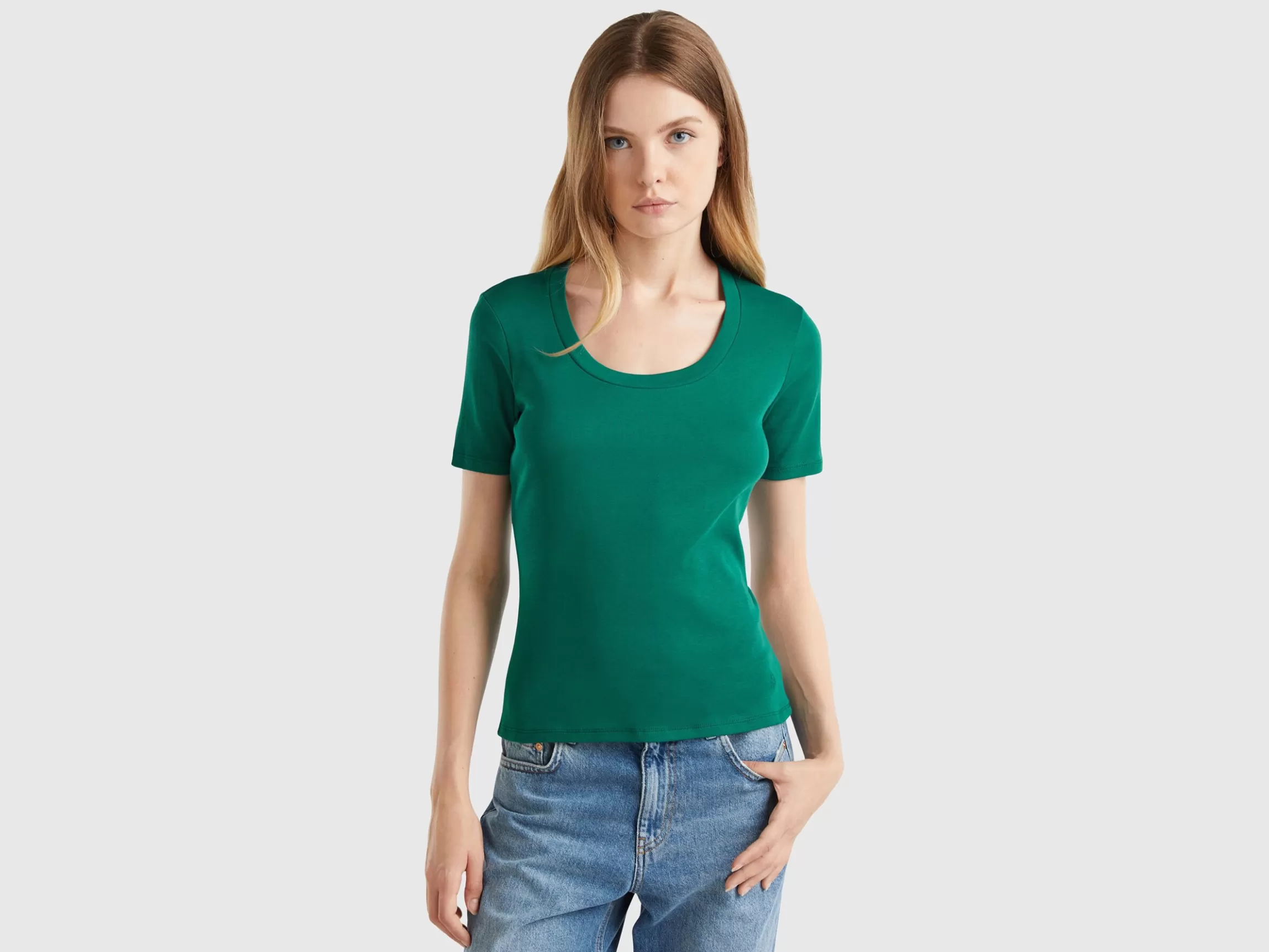 United Colors of Benetton Short sleeve t-shirt in long fiber cotton