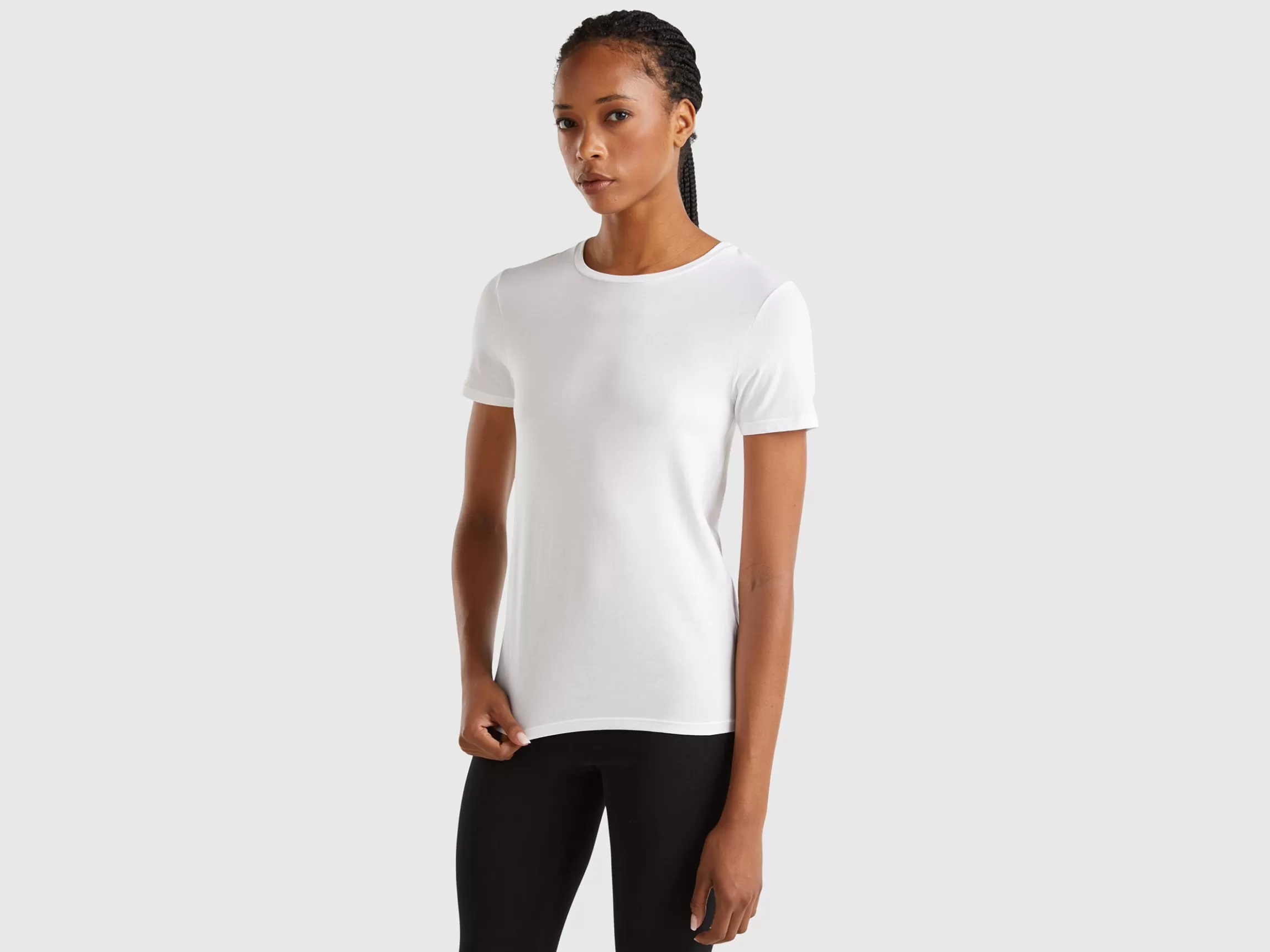 United Colors of Benetton Short sleeve t-shirt in super stretch organic cotton