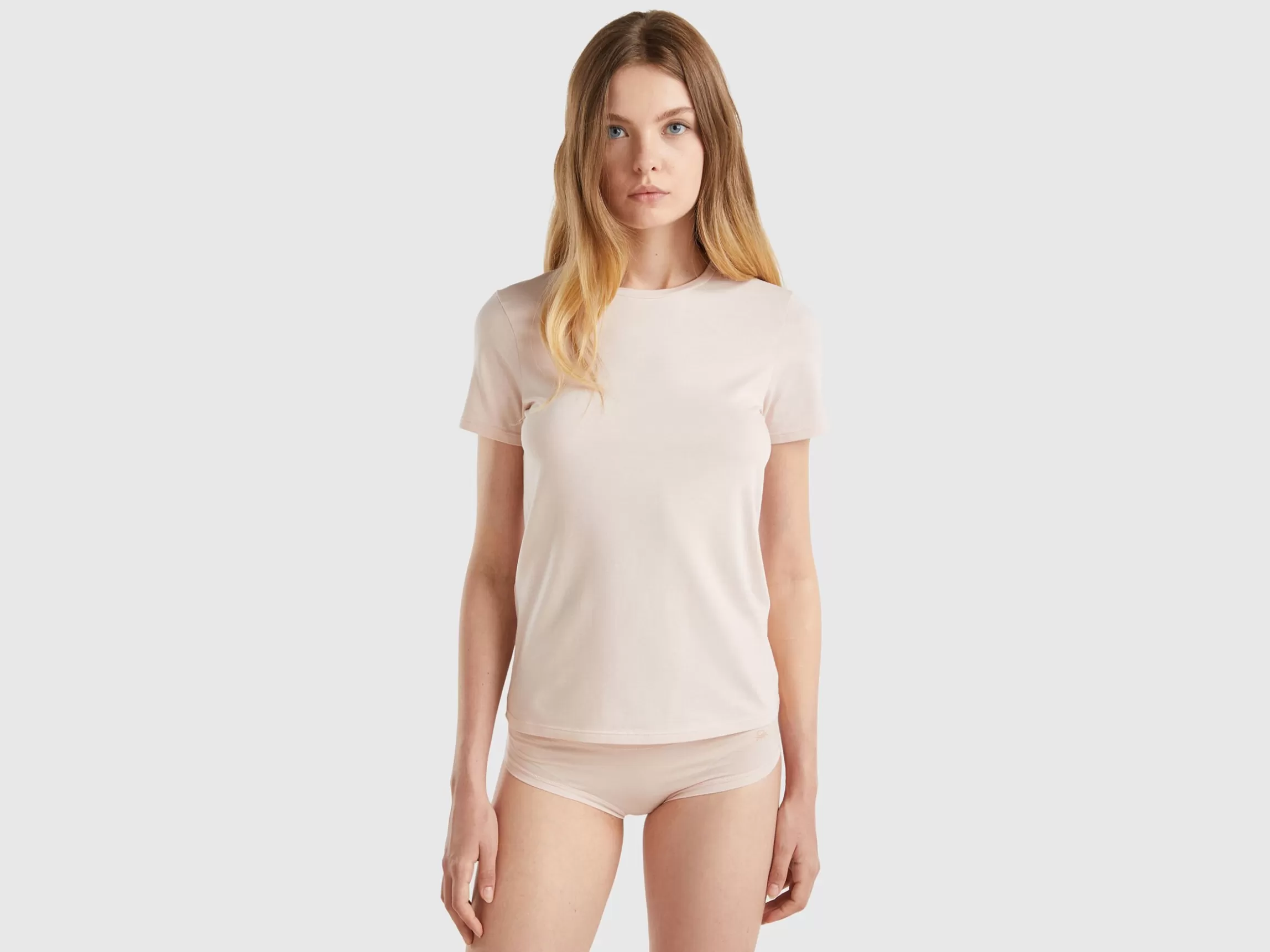 United Colors of Benetton Short sleeve t-shirt in super stretch organic cotton
