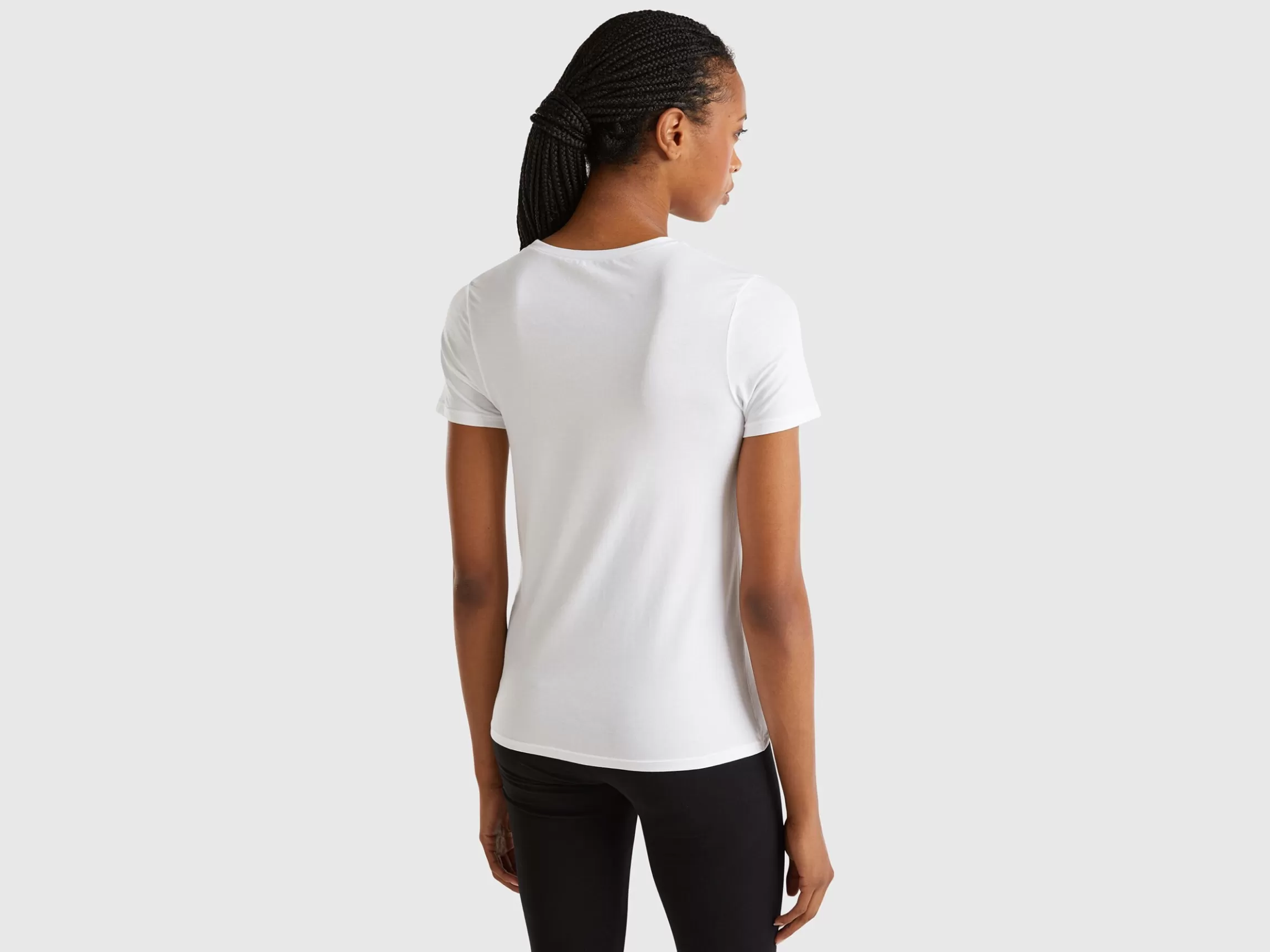 United Colors of Benetton Short sleeve t-shirt in super stretch organic cotton