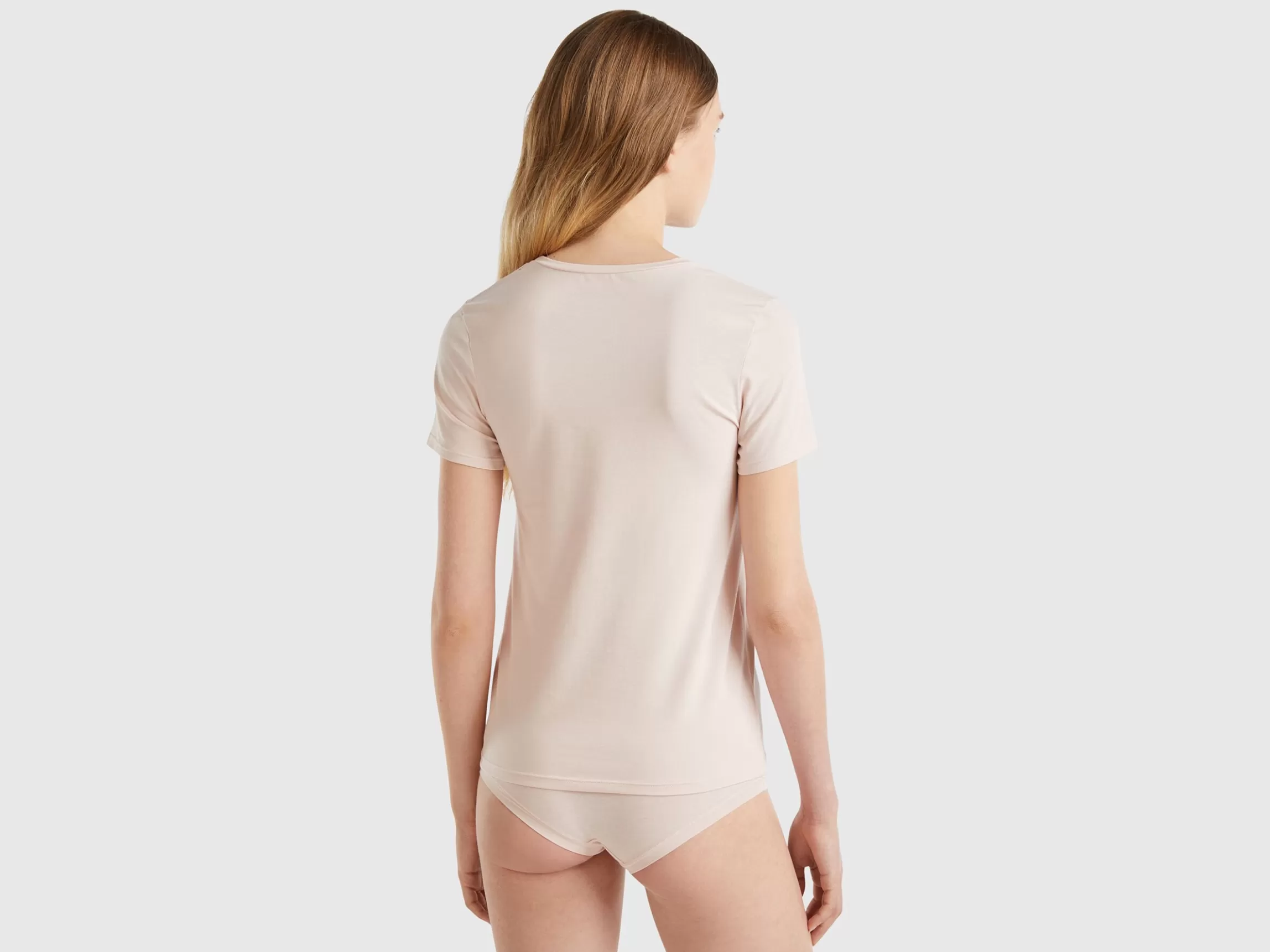 United Colors of Benetton Short sleeve t-shirt in super stretch organic cotton