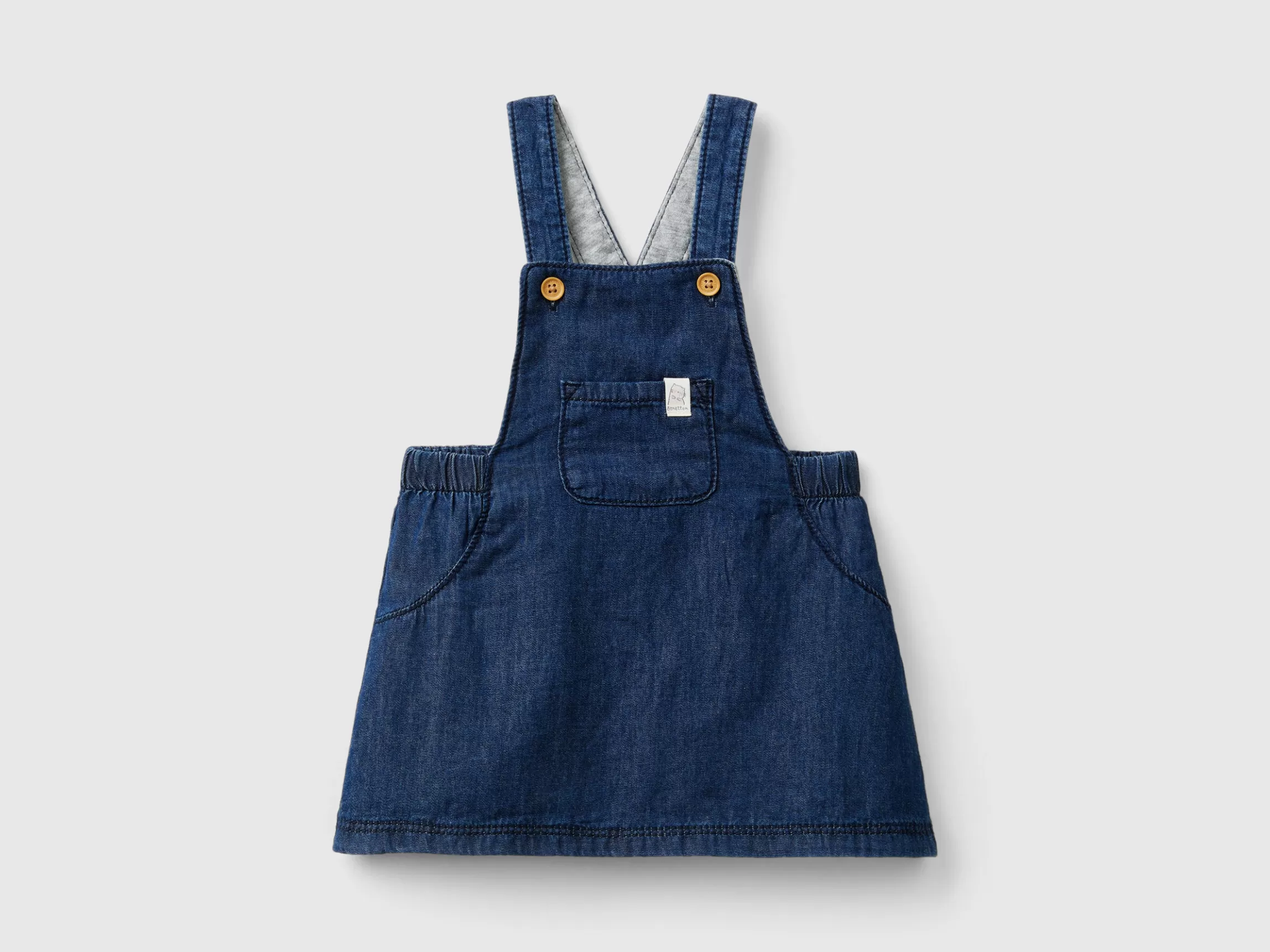 United Colors of Benetton Skirt overalls in chambray