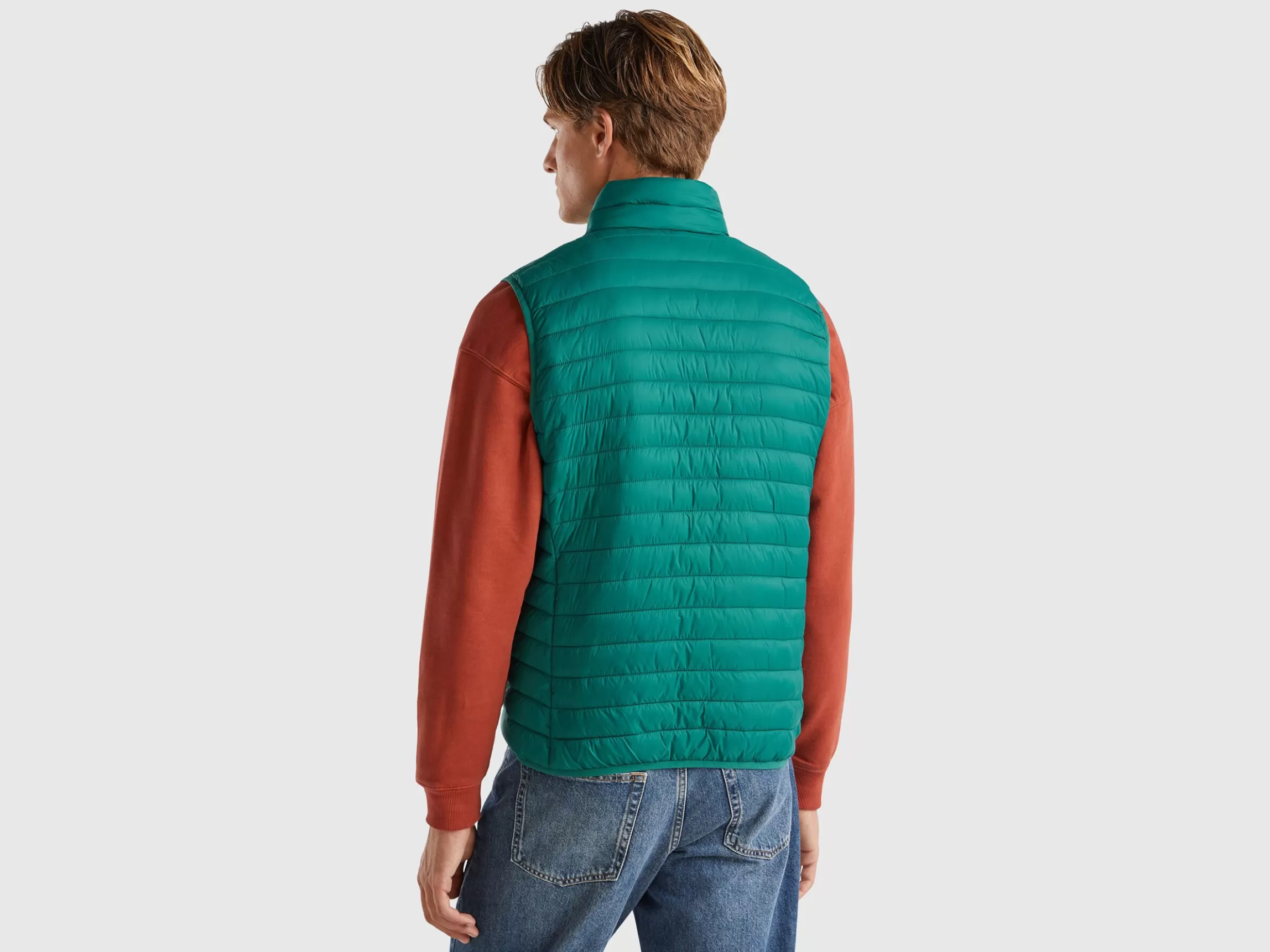 United Colors of Benetton Sleeveless puffer jacket with recycled wadding