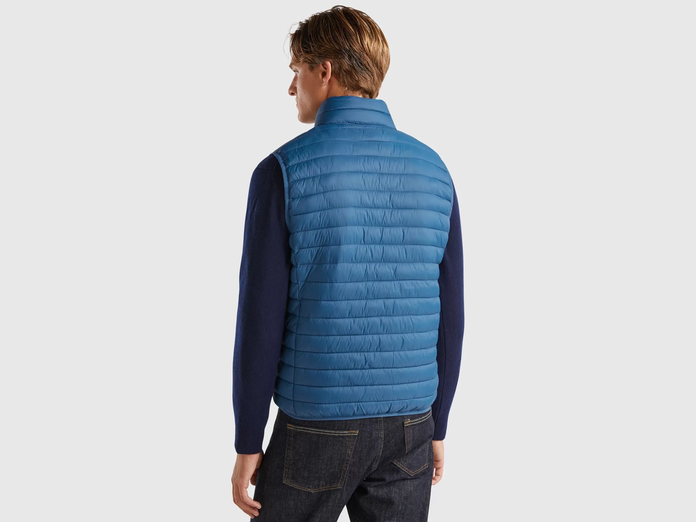 United Colors of Benetton Sleeveless puffer jacket with recycled wadding