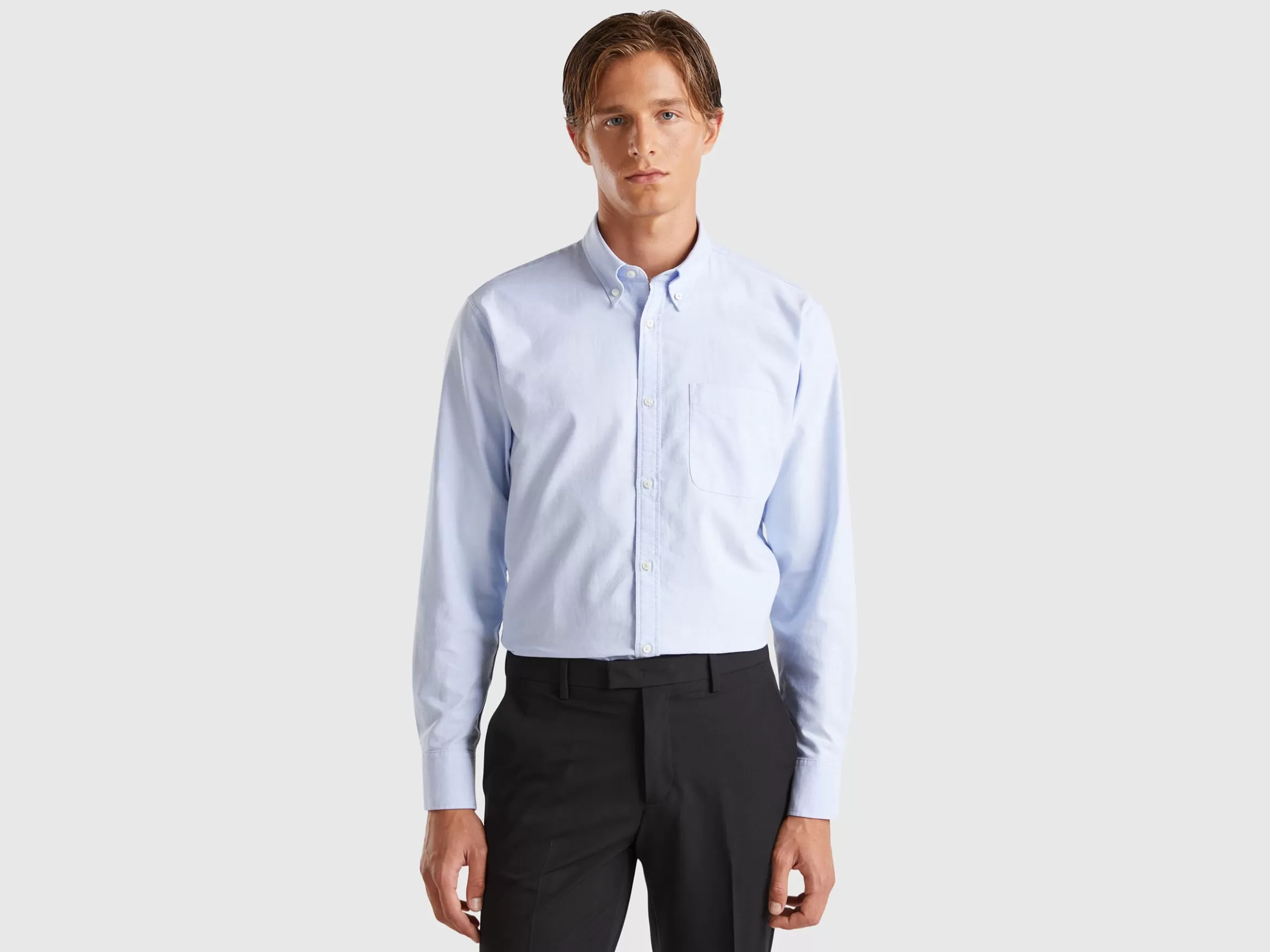 United Colors of Benetton Slim fit button-down shirt