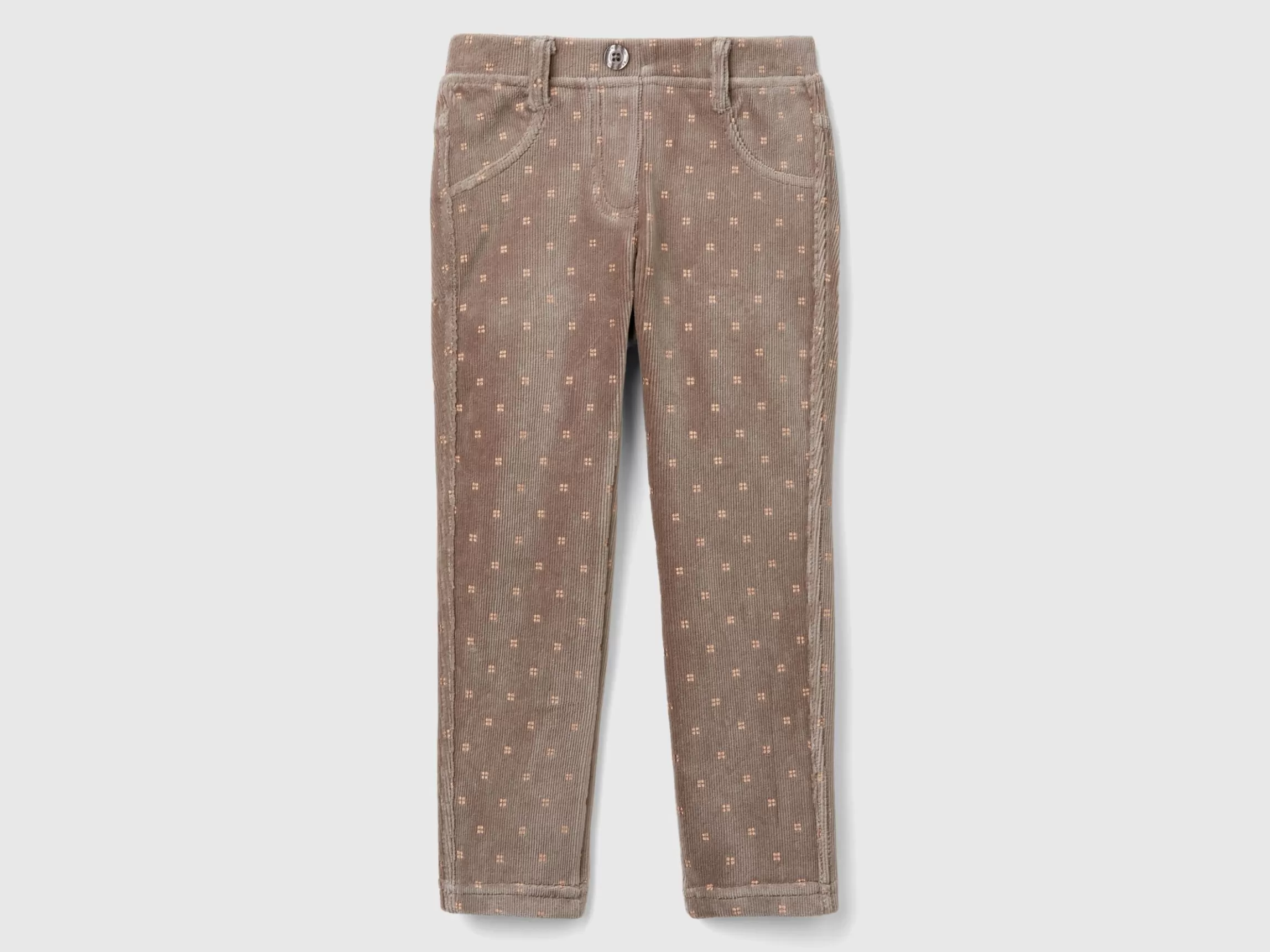 United Colors of Benetton Slim fit chenille trousers