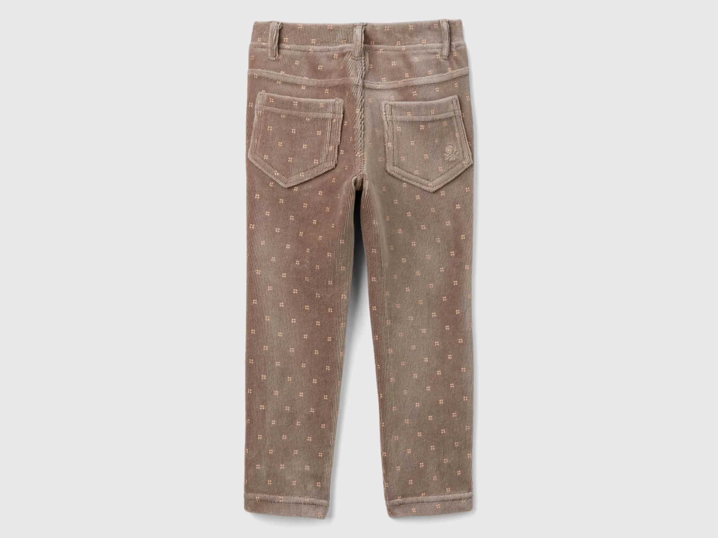 United Colors of Benetton Slim fit chenille trousers