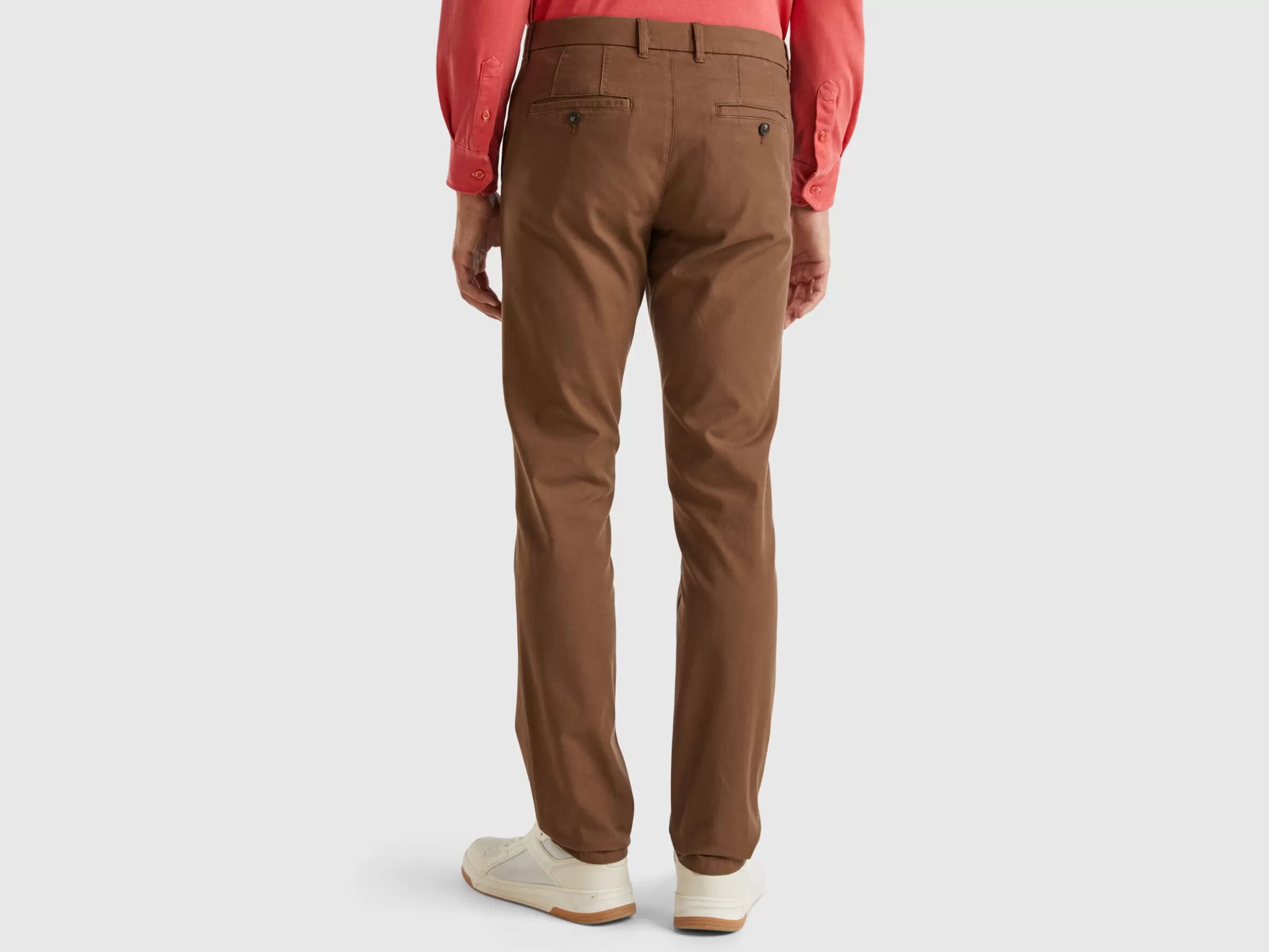 United Colors of Benetton Slim fit chinos in stretch cotton