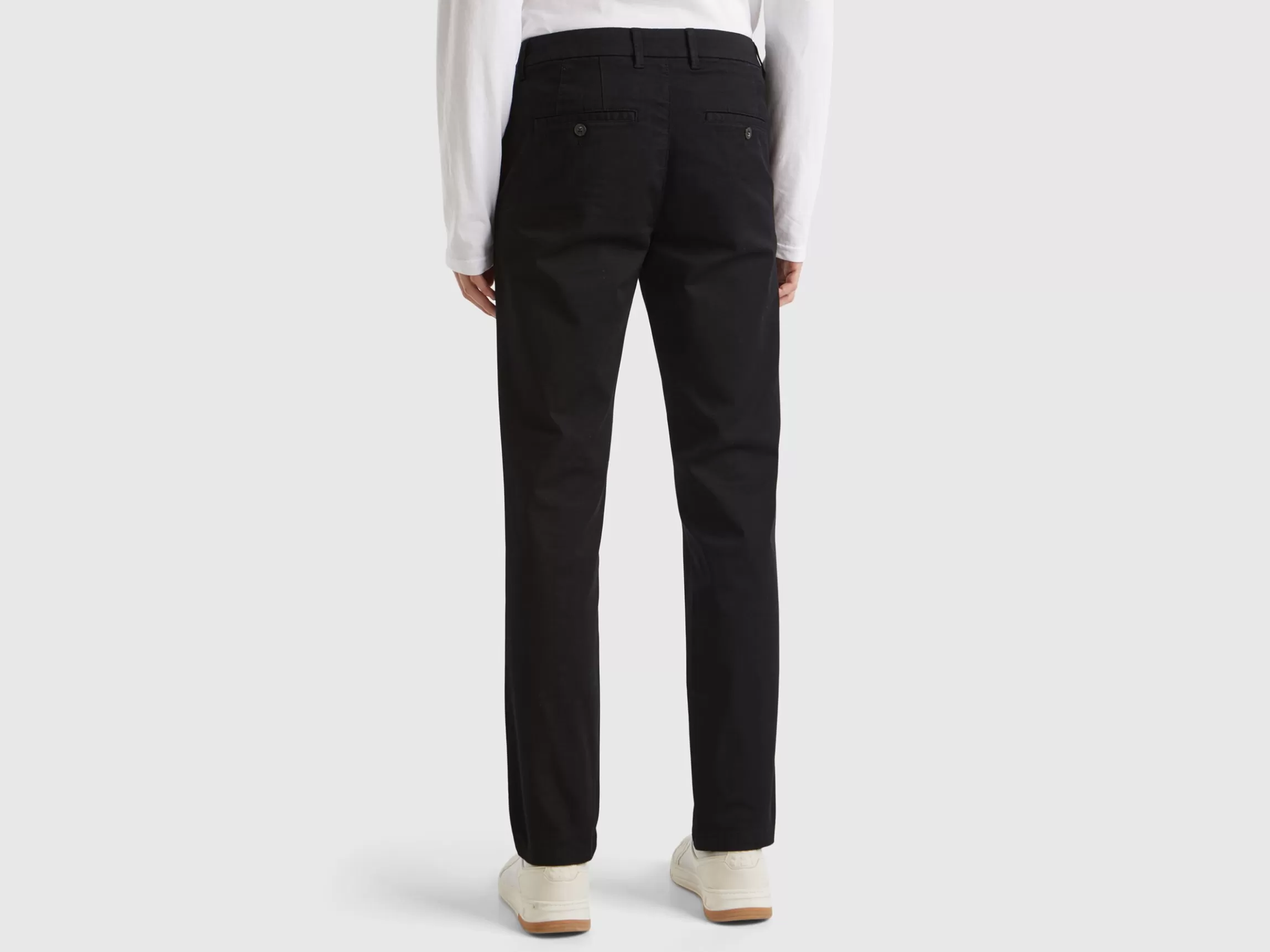 United Colors of Benetton Slim fit chinos in stretch cotton