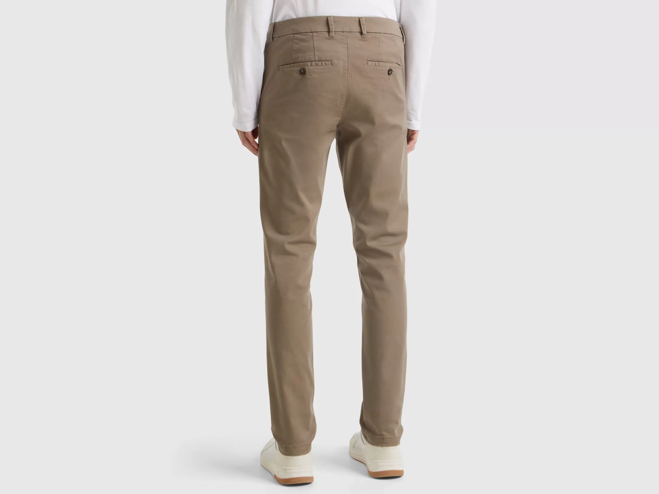 United Colors of Benetton Slim fit chinos in stretch cotton