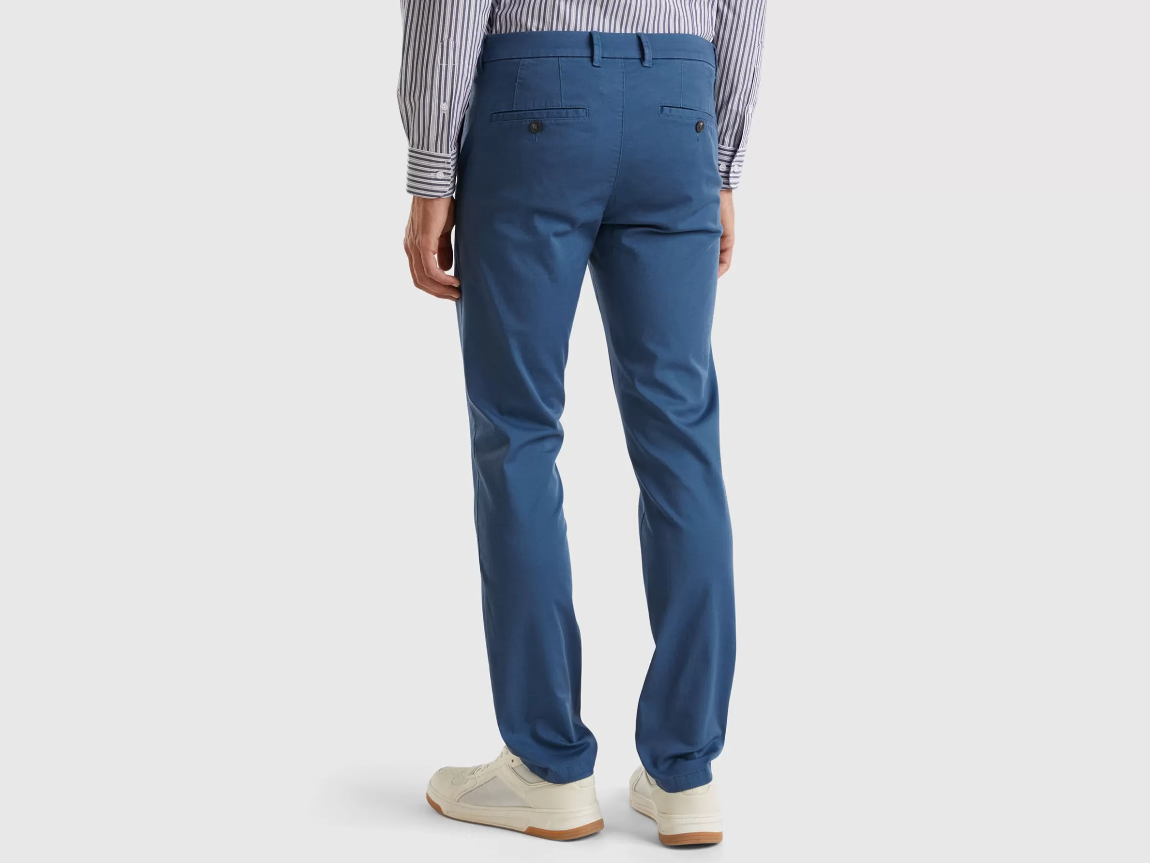 United Colors of Benetton Slim fit chinos in stretch cotton