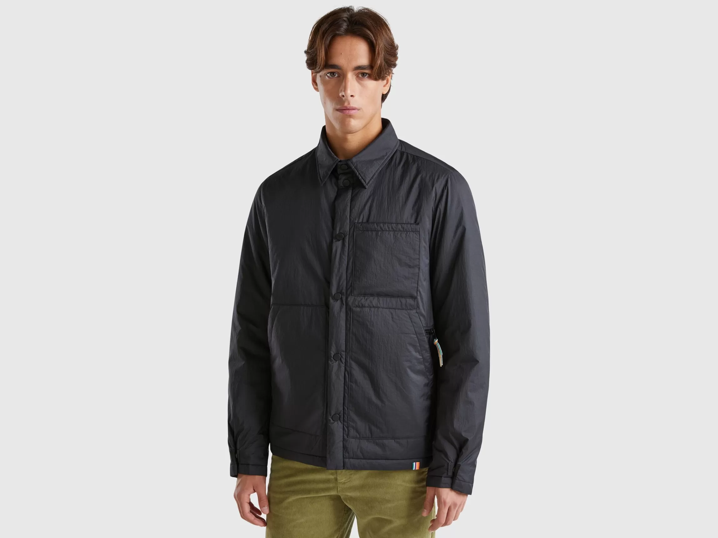 United Colors of Benetton Slim fit nylon jacket