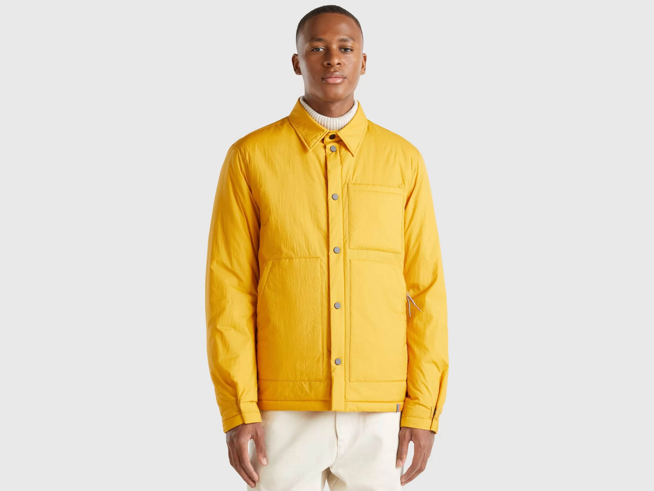 United Colors of Benetton Slim fit nylon jacket