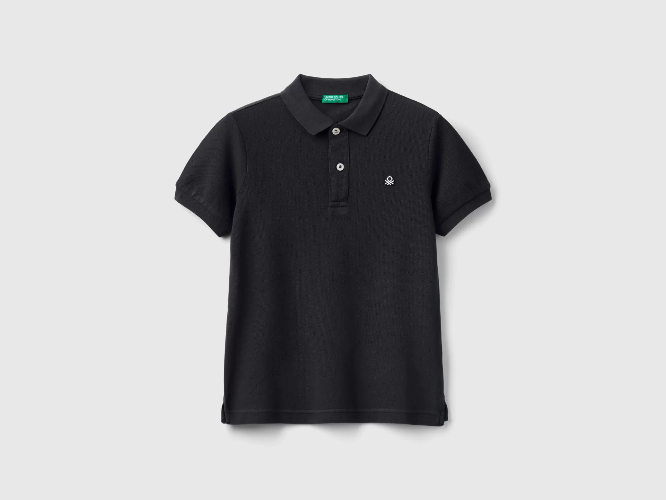 United Colors of Benetton Slim fit polo in 100% organic cotton