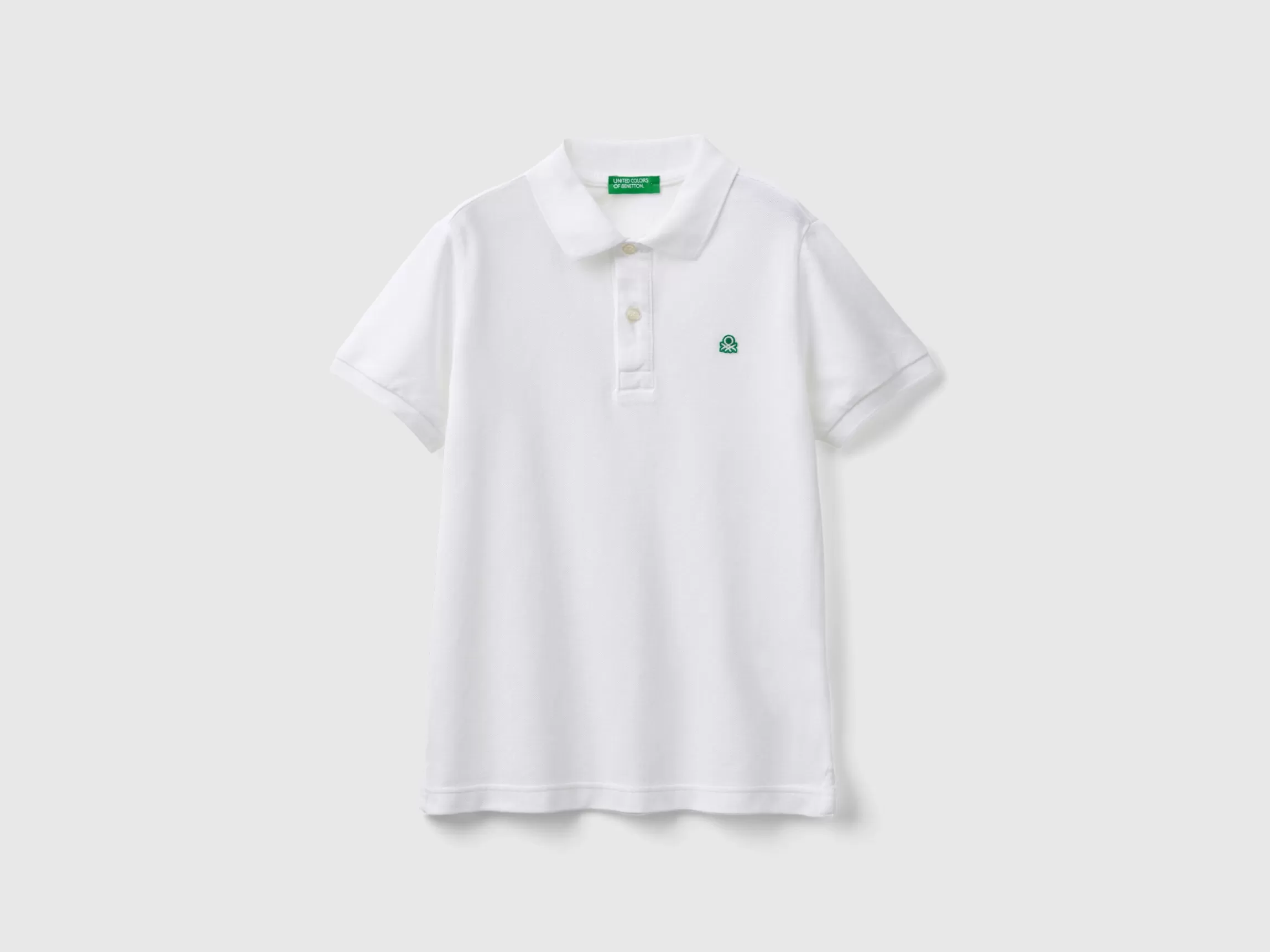 United Colors of Benetton Slim fit polo in 100% organic cotton