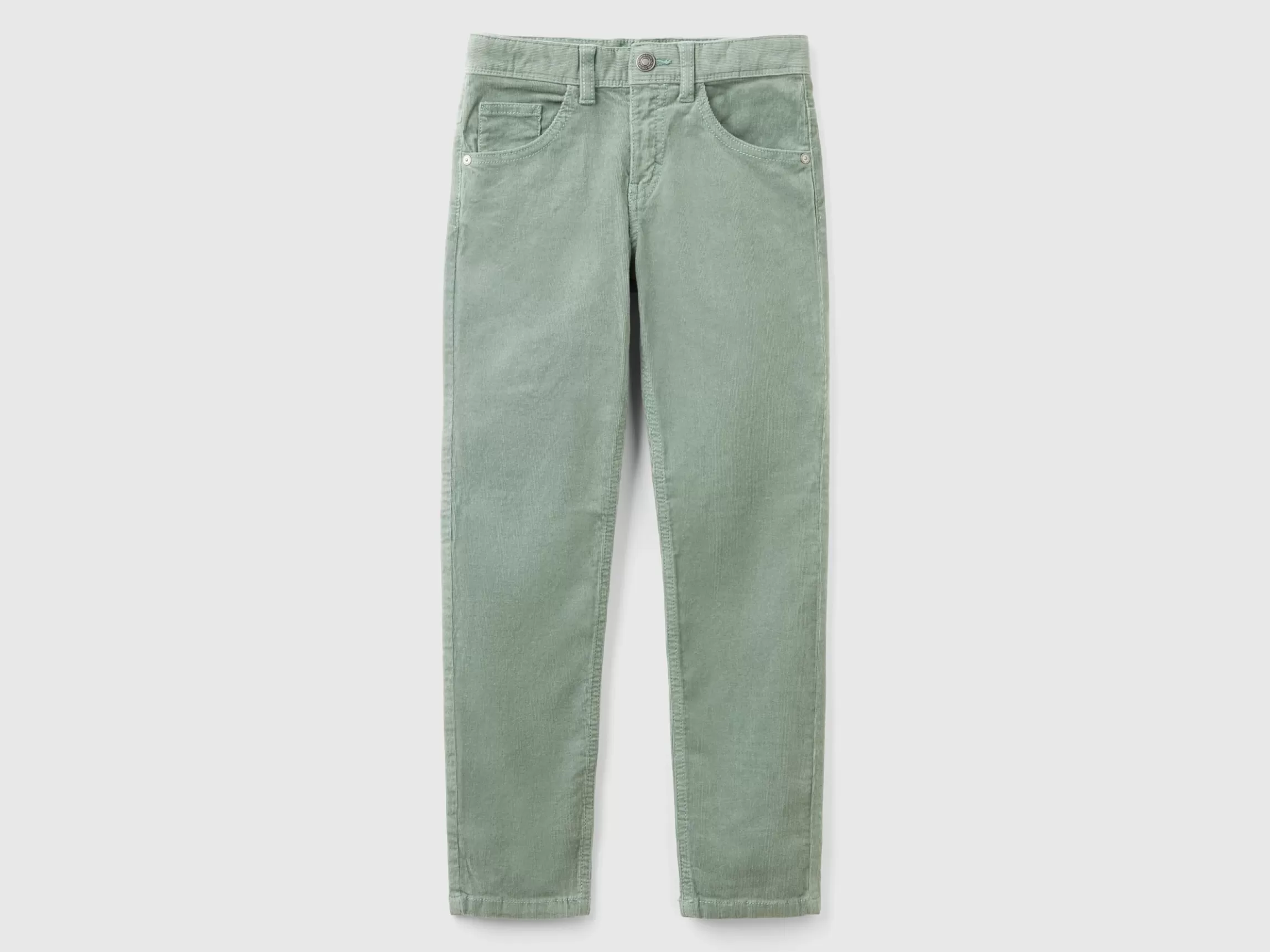 United Colors of Benetton Slim fit stretch corduroy trousers