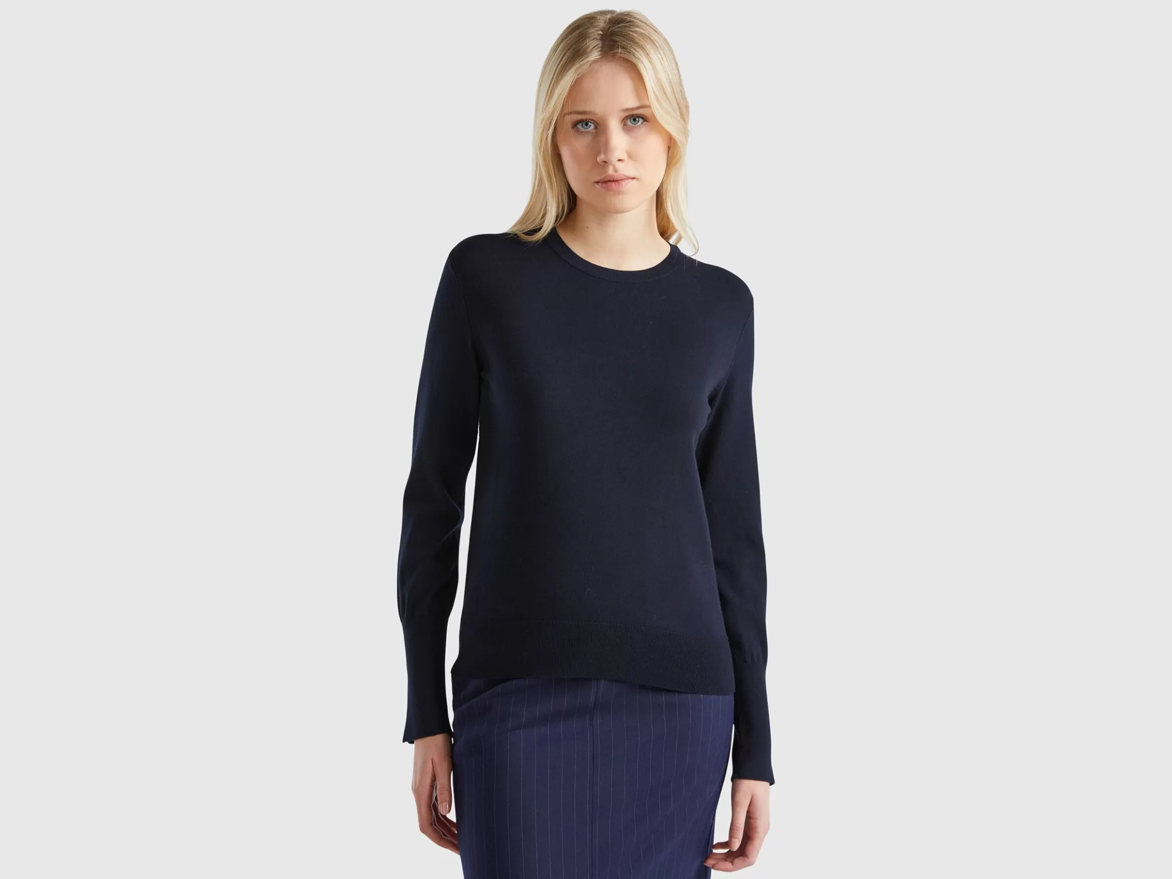 United Colors of Benetton Slim fit sweater in viscose blend