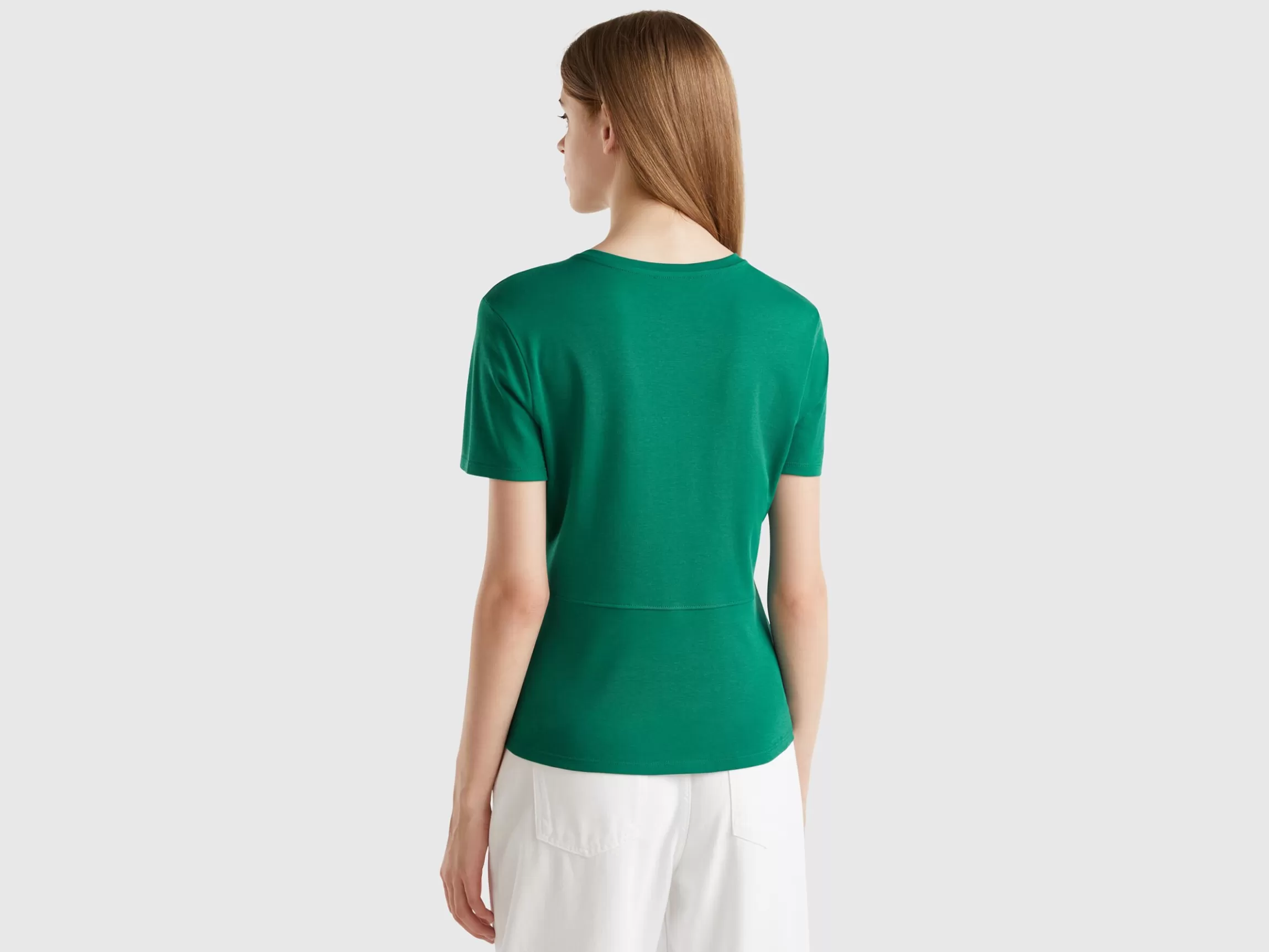 United Colors of Benetton Slim fit t-shirt in organic cotton