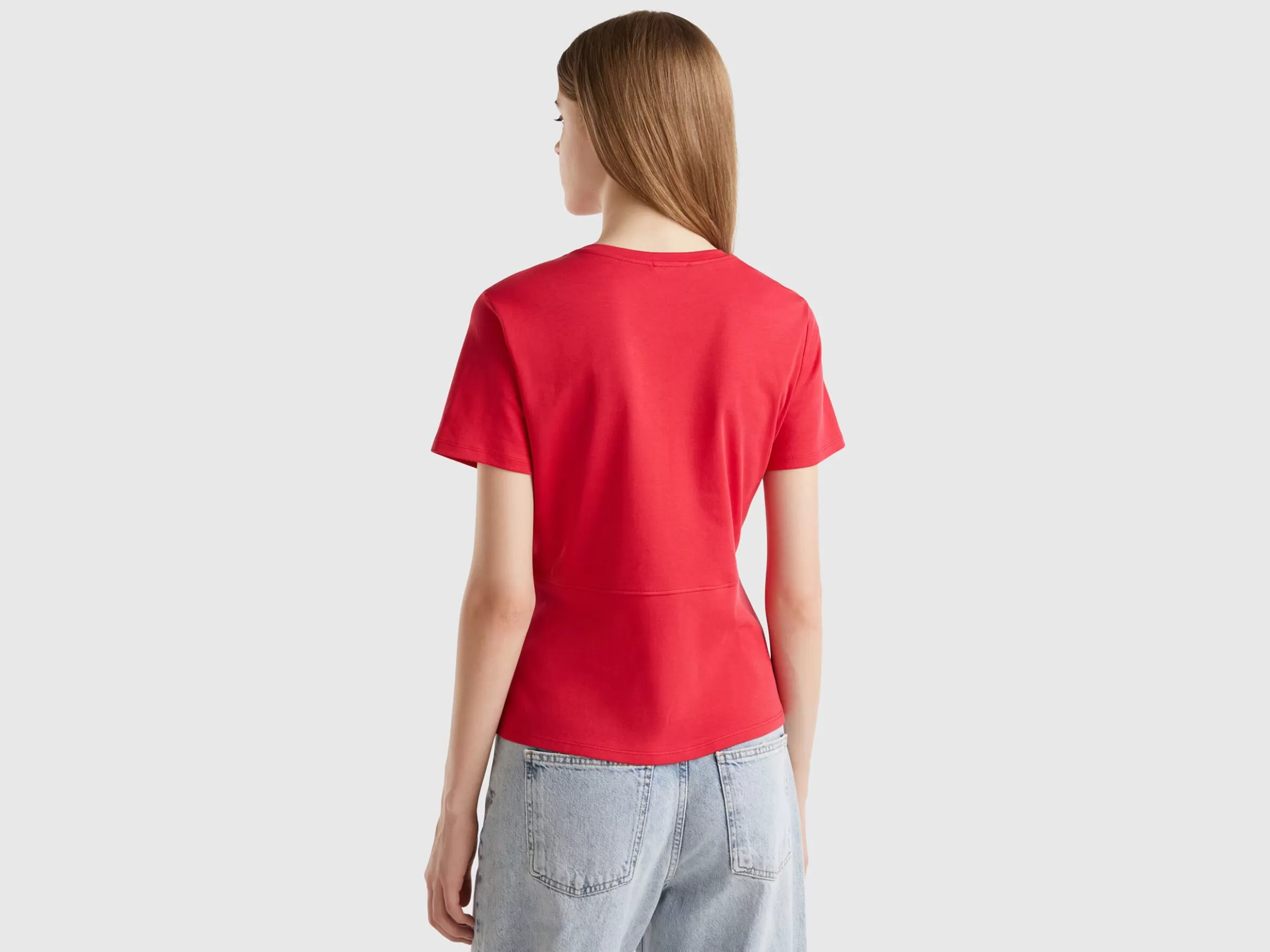 United Colors of Benetton Slim fit t-shirt in organic cotton