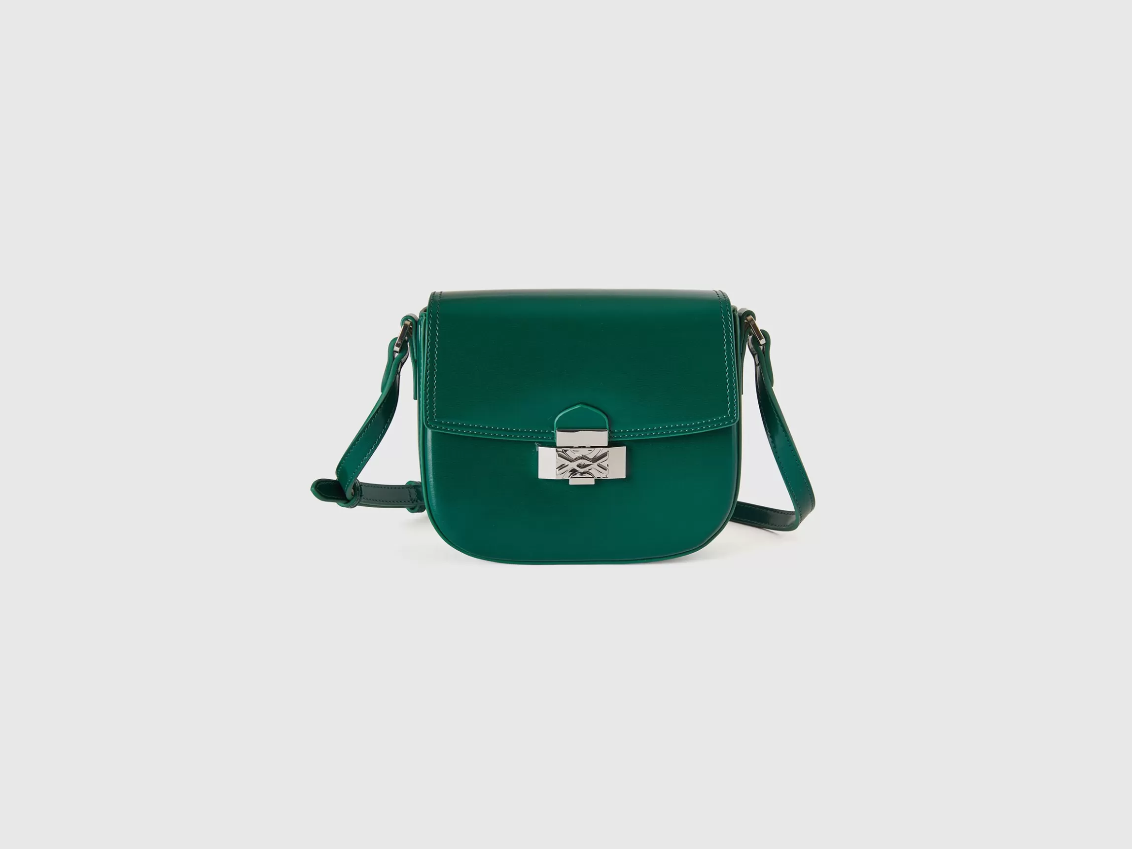 United Colors of Benetton Small crossbody bag in synthetic patent leather