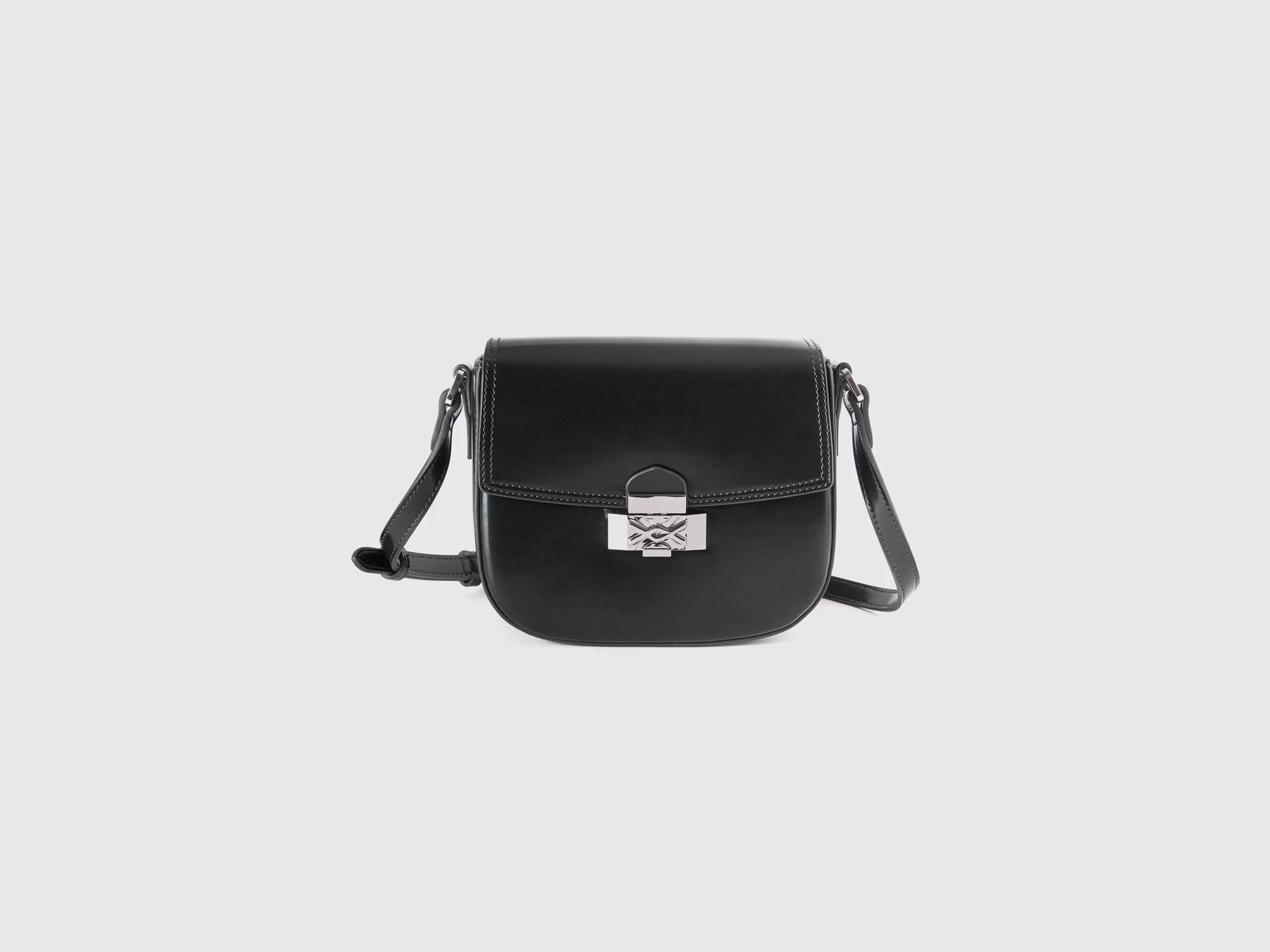 United Colors of Benetton Small crossbody bag in synthetic patent leather