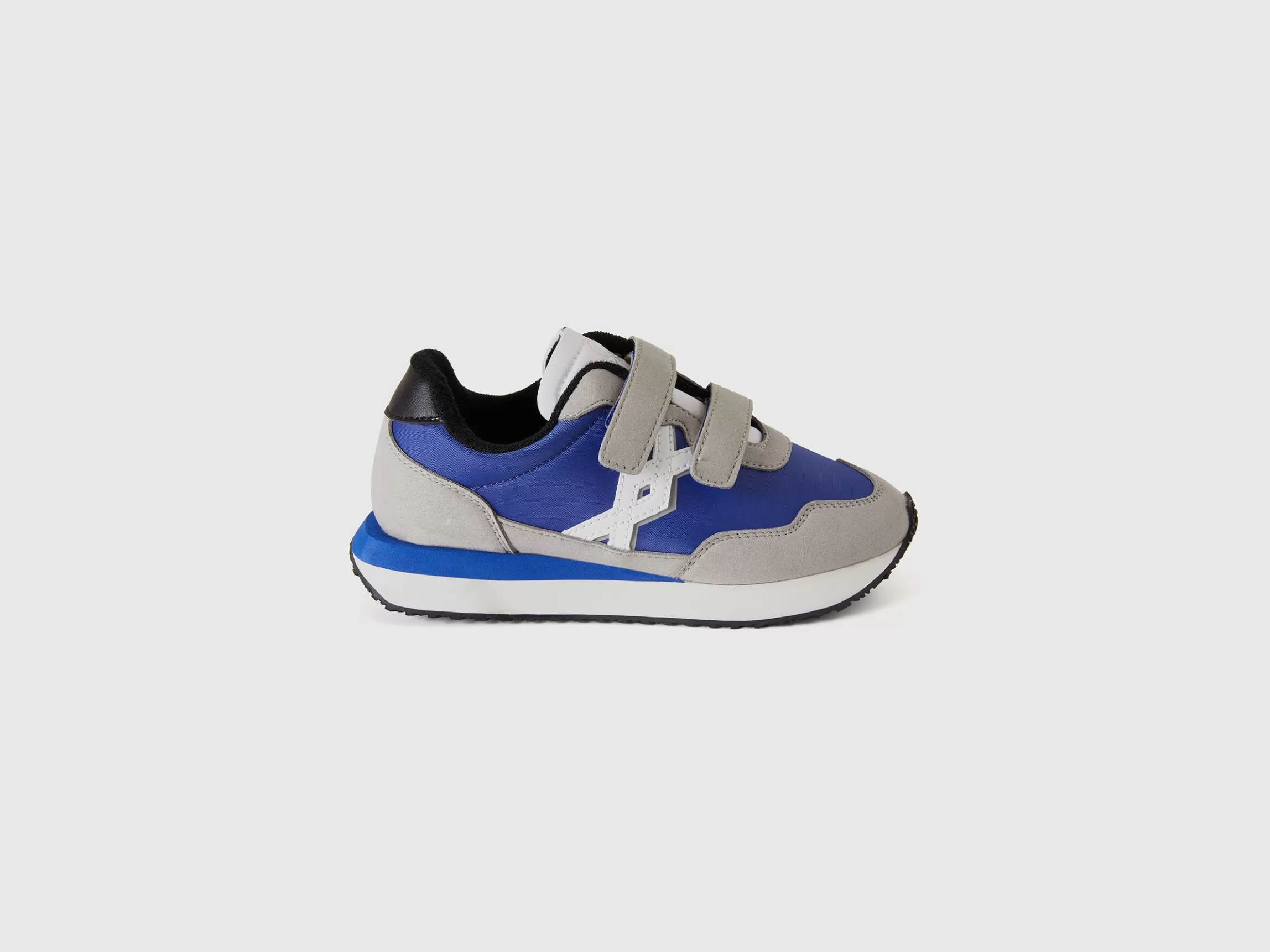 United Colors of Benetton Sneakers in nylon and suede fabric