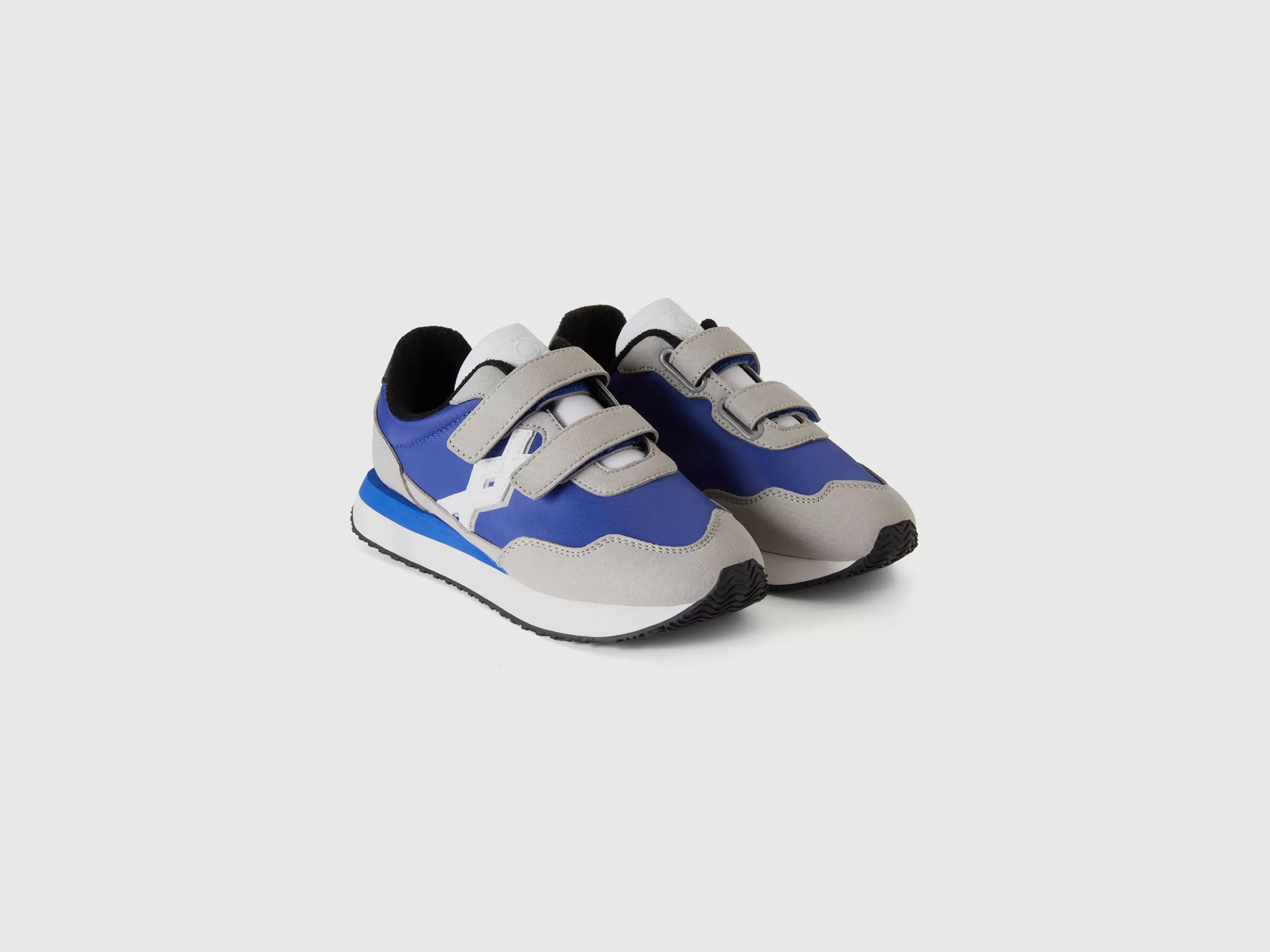 United Colors of Benetton Sneakers in nylon and suede fabric