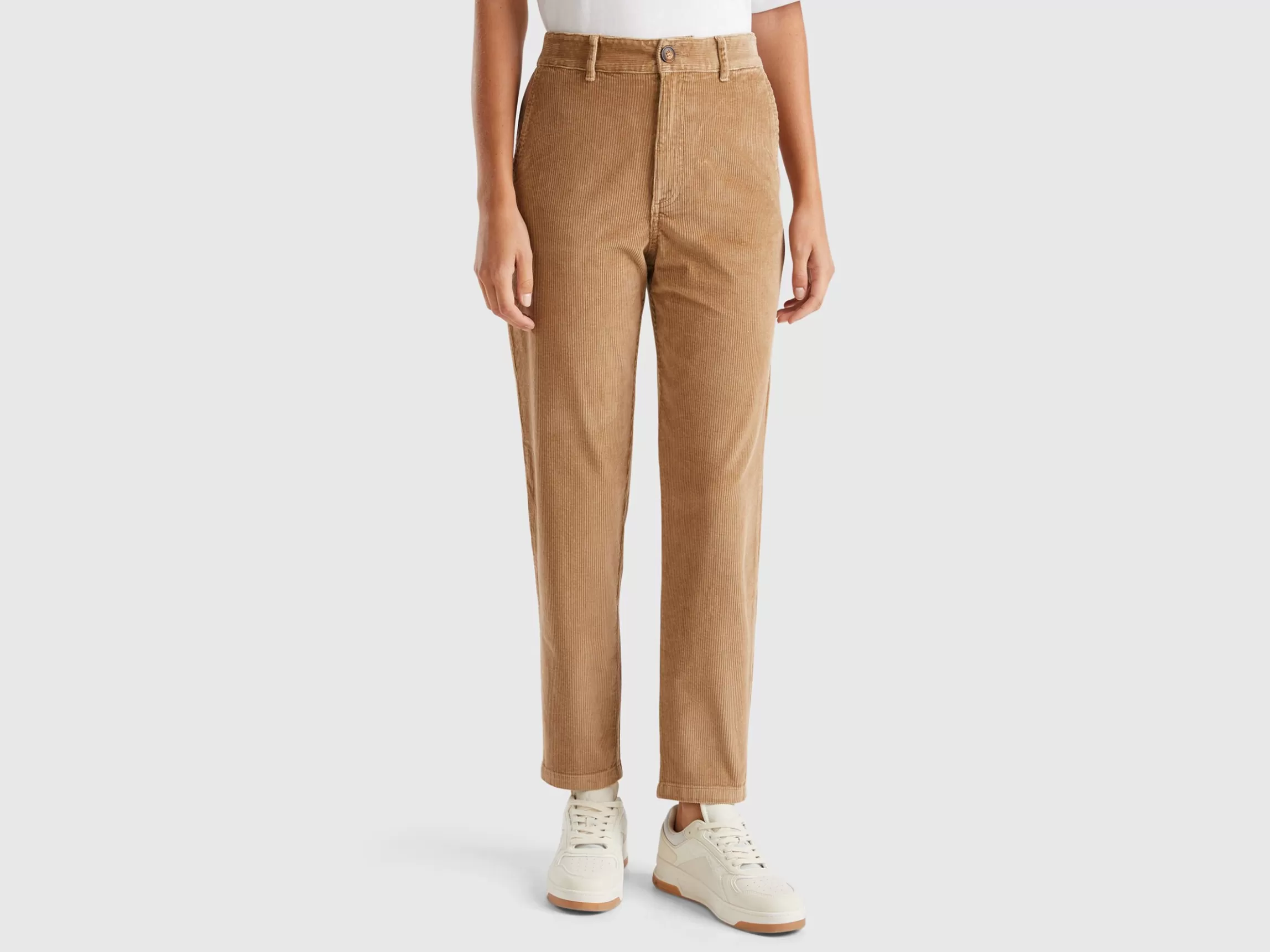 United Colors of Benetton Soft corduroy trousers