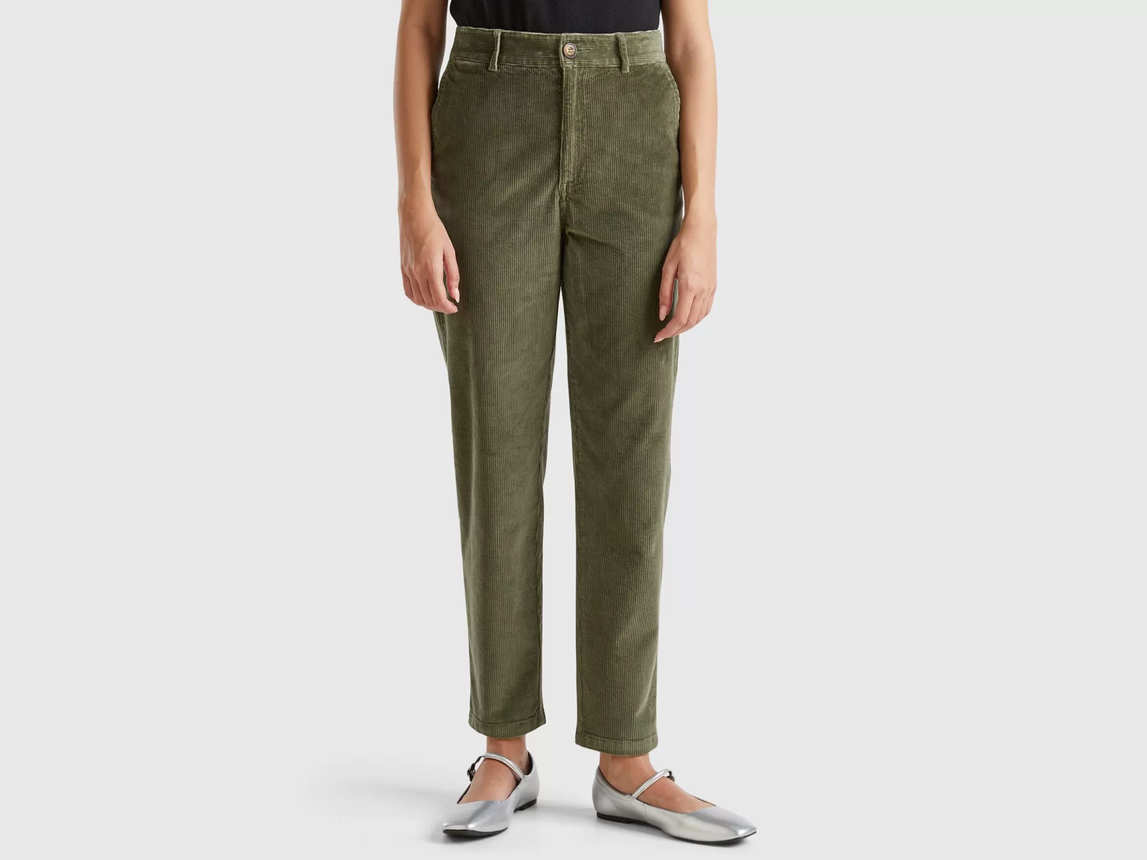 United Colors of Benetton Soft corduroy trousers