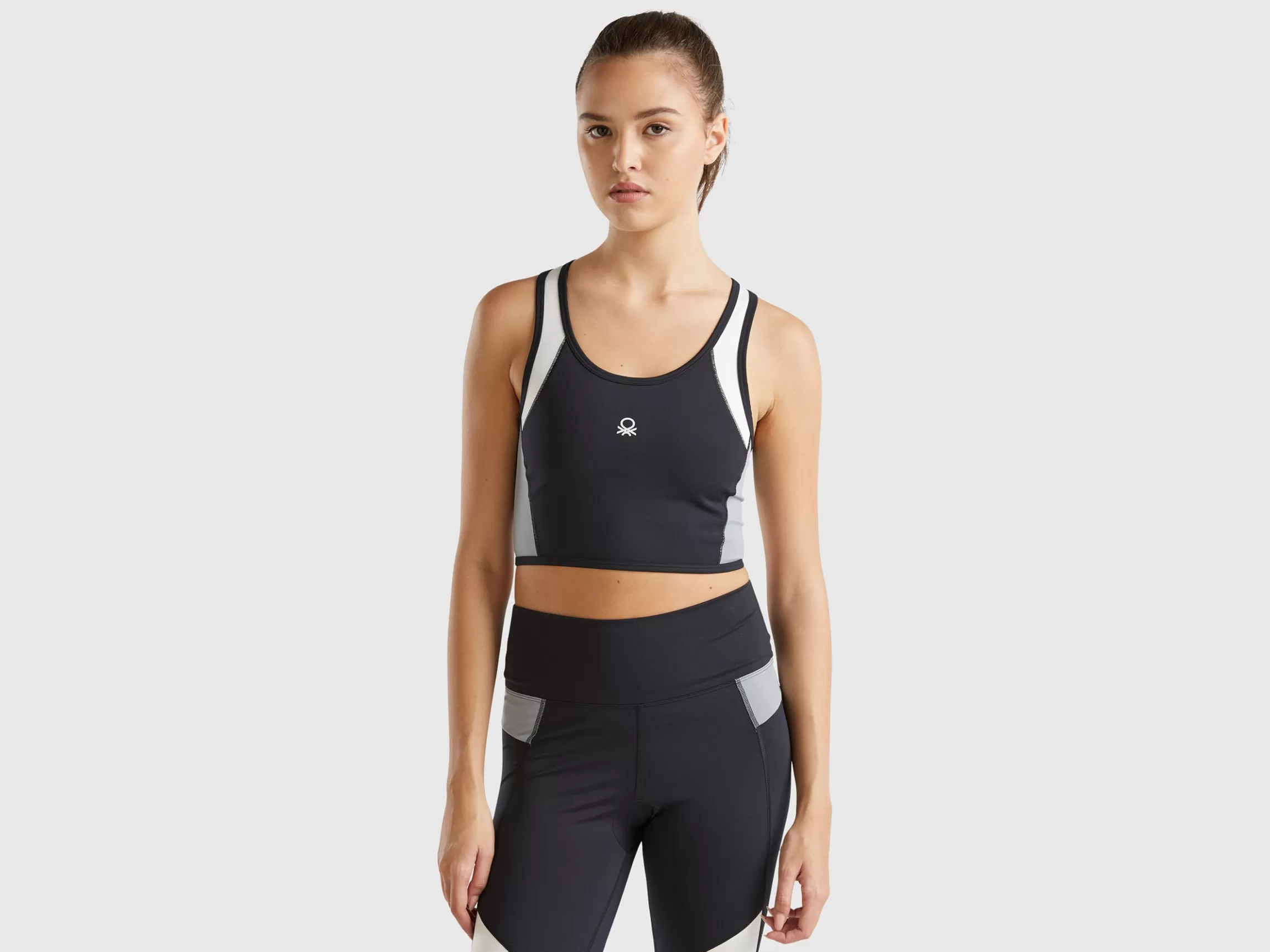 United Colors of Benetton Sports bra top with recycled fabric