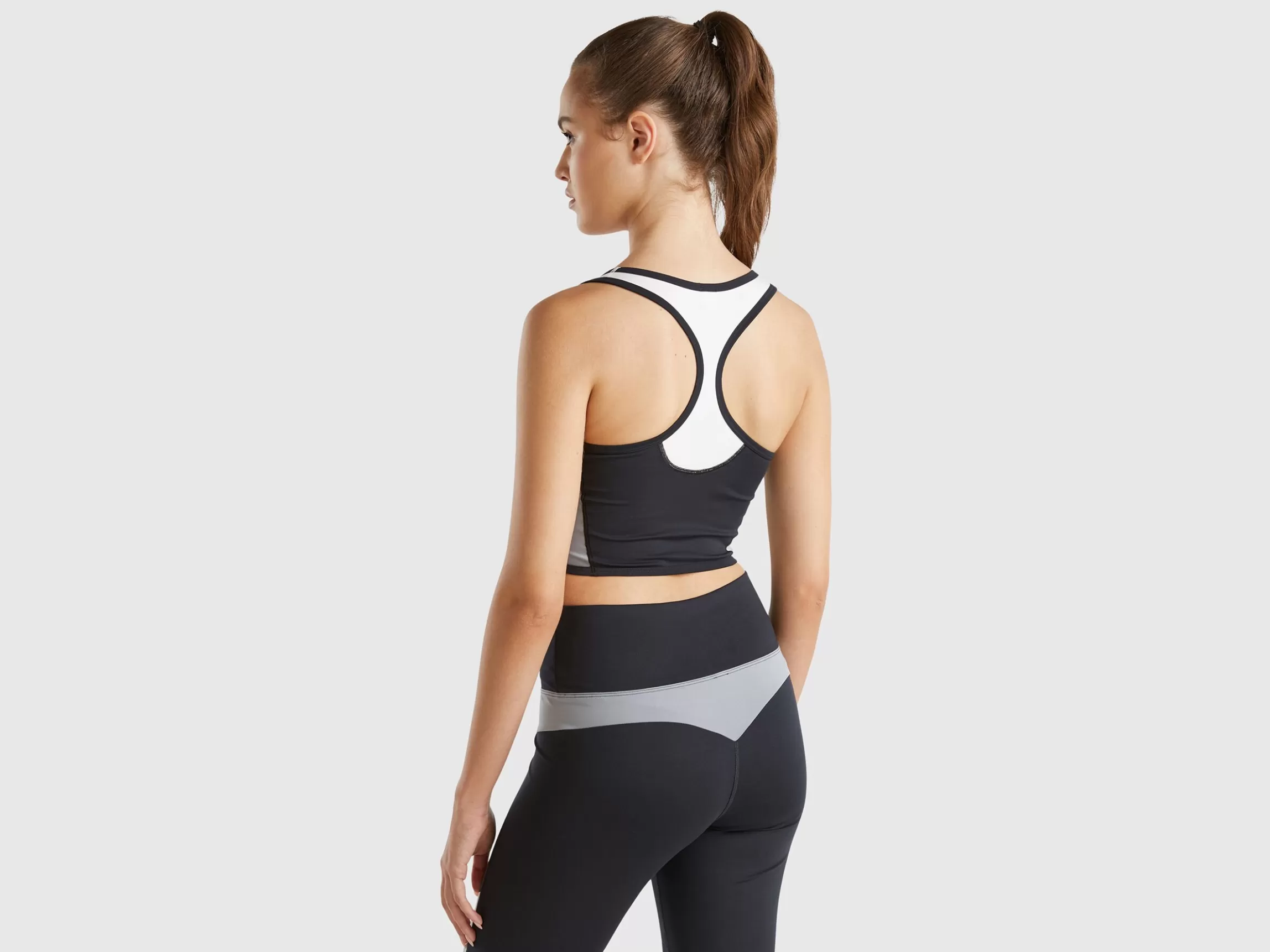 United Colors of Benetton Sports bra top with recycled fabric