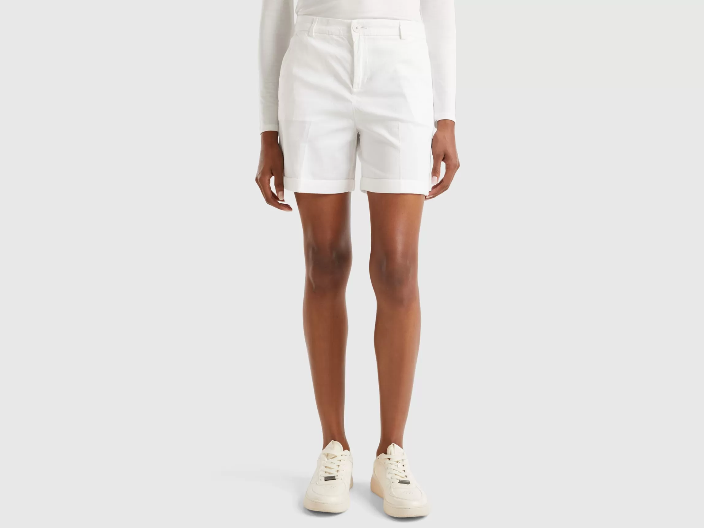 United Colors of Benetton Stretch cotton bermudas