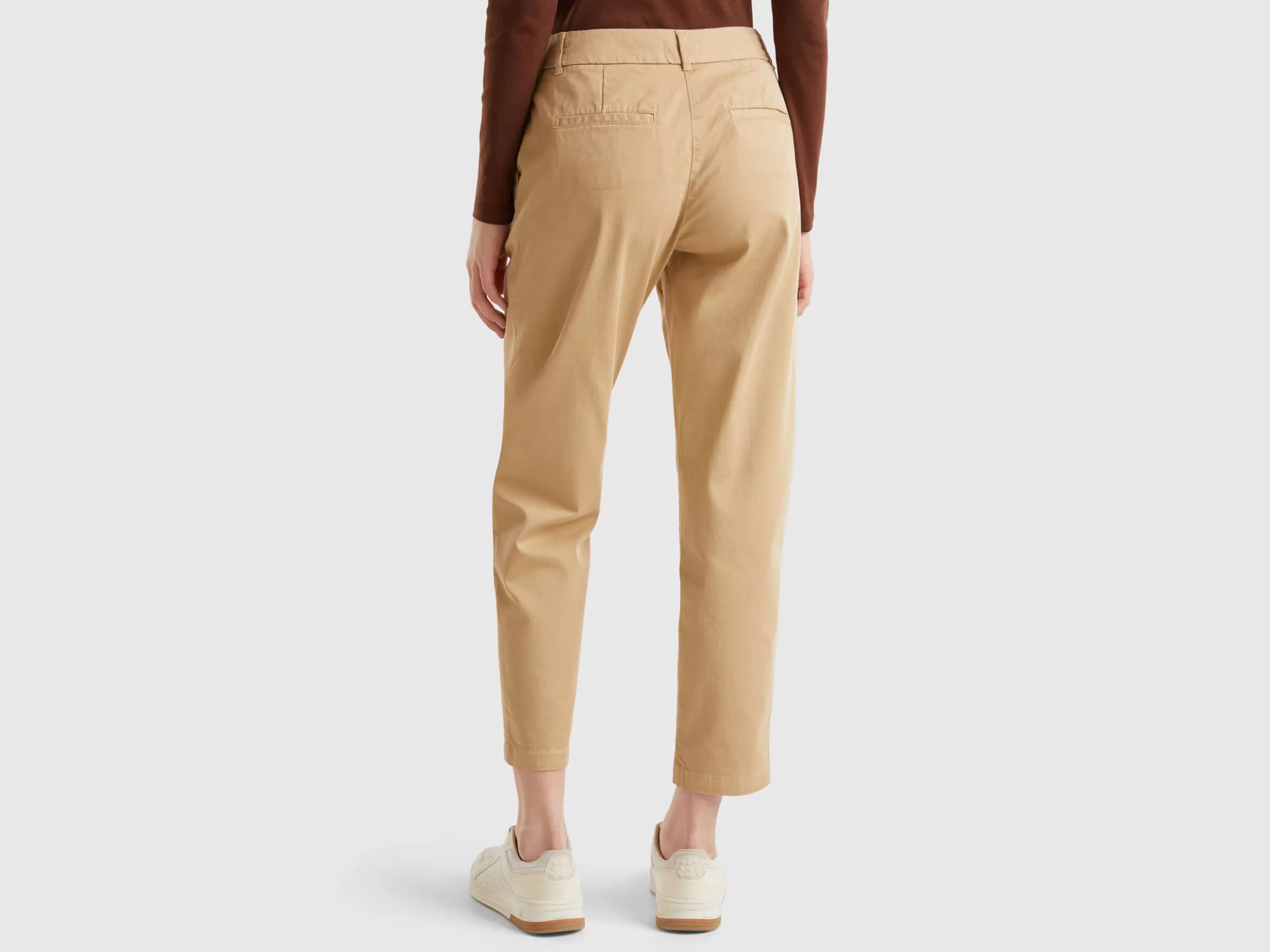 United Colors of Benetton Stretch cotton chino trousers