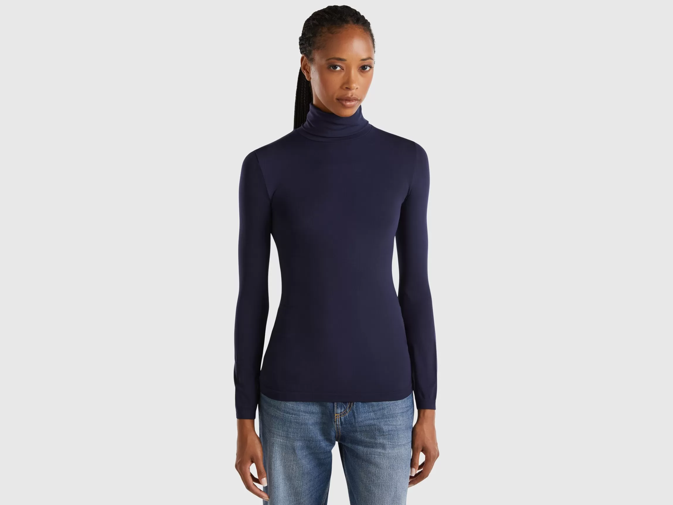 United Colors of Benetton Stretch turtleneck sweater