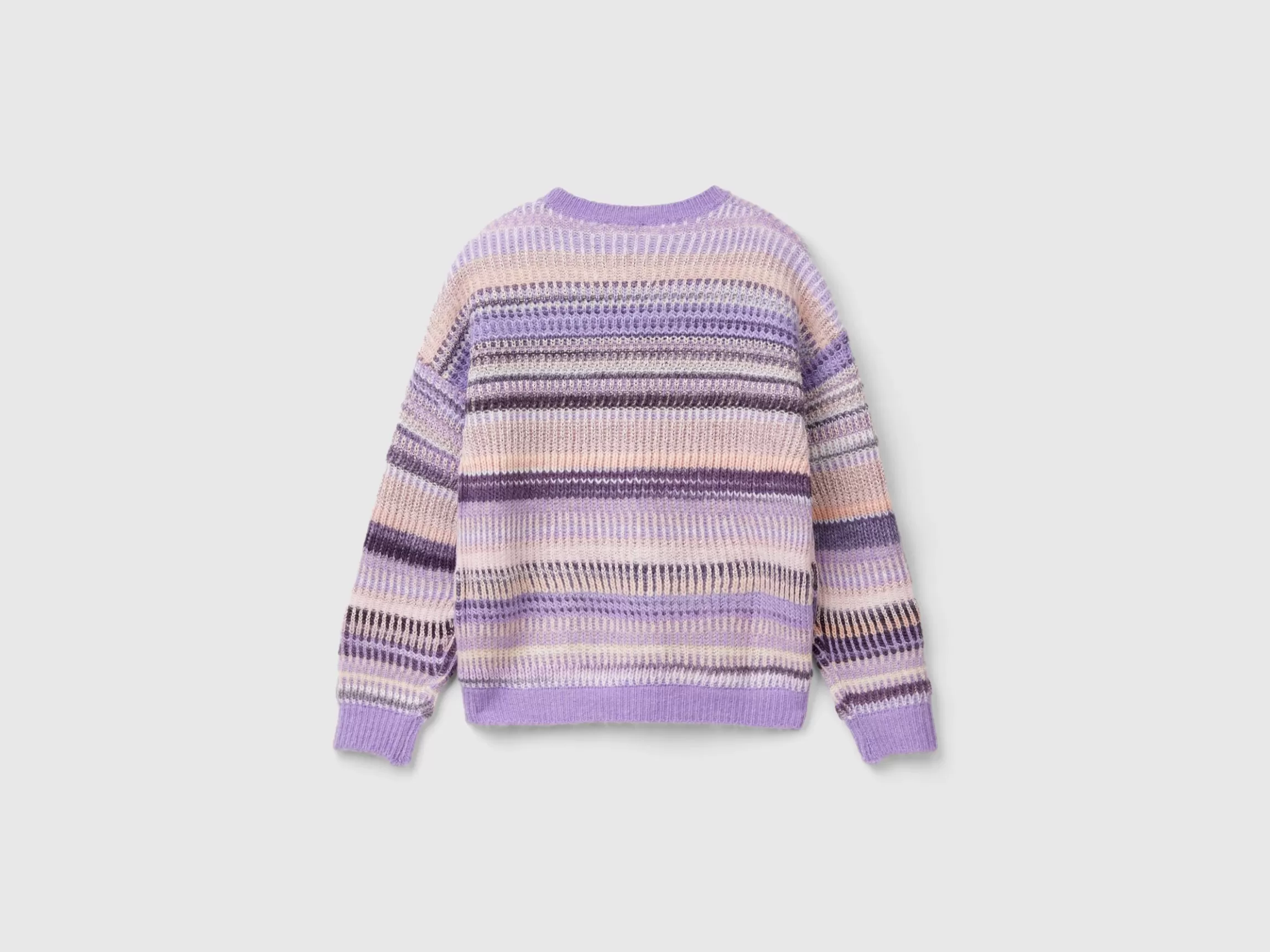 United Colors of Benetton Striped jacquard sweater