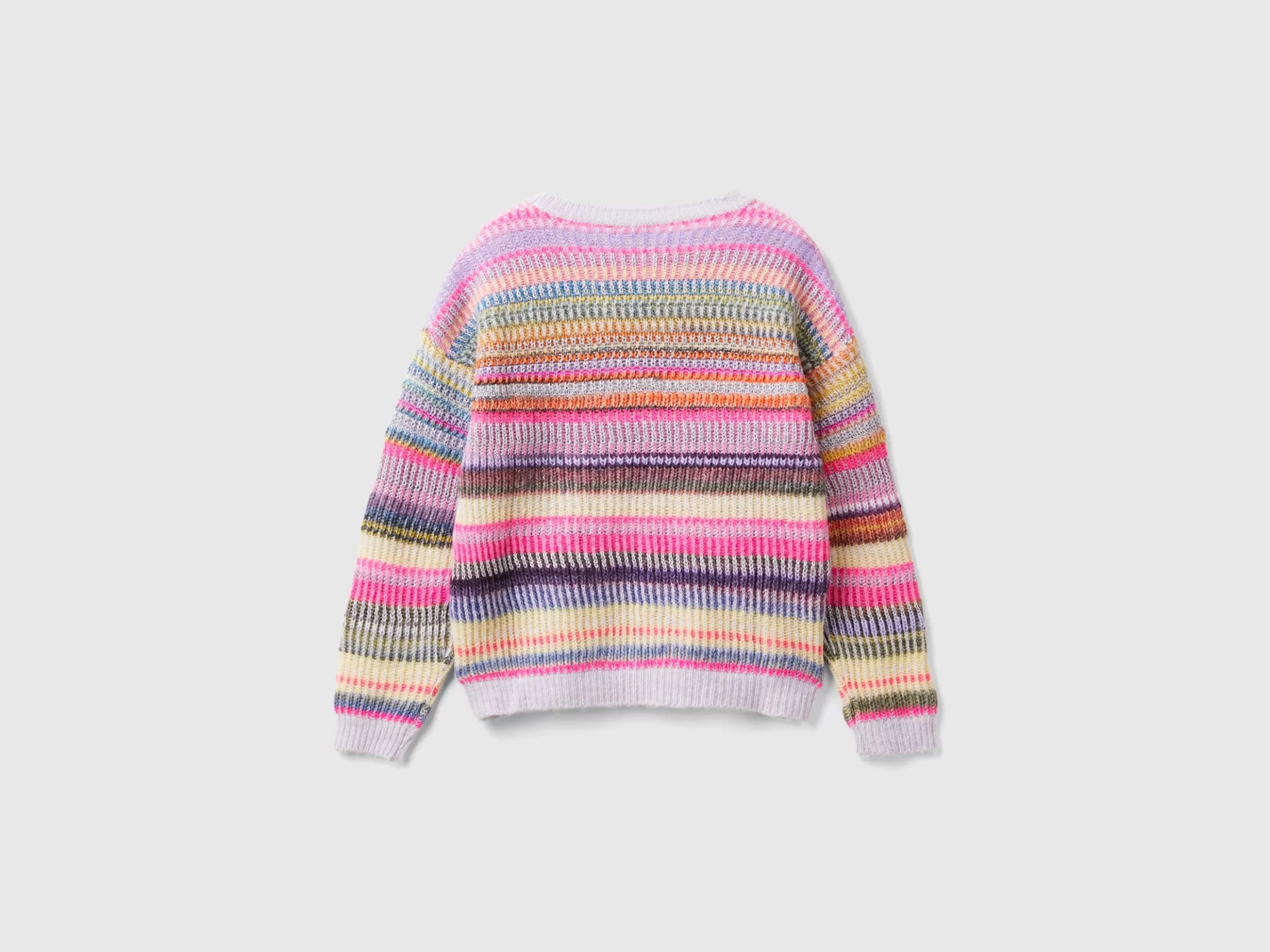 United Colors of Benetton Striped jacquard sweater