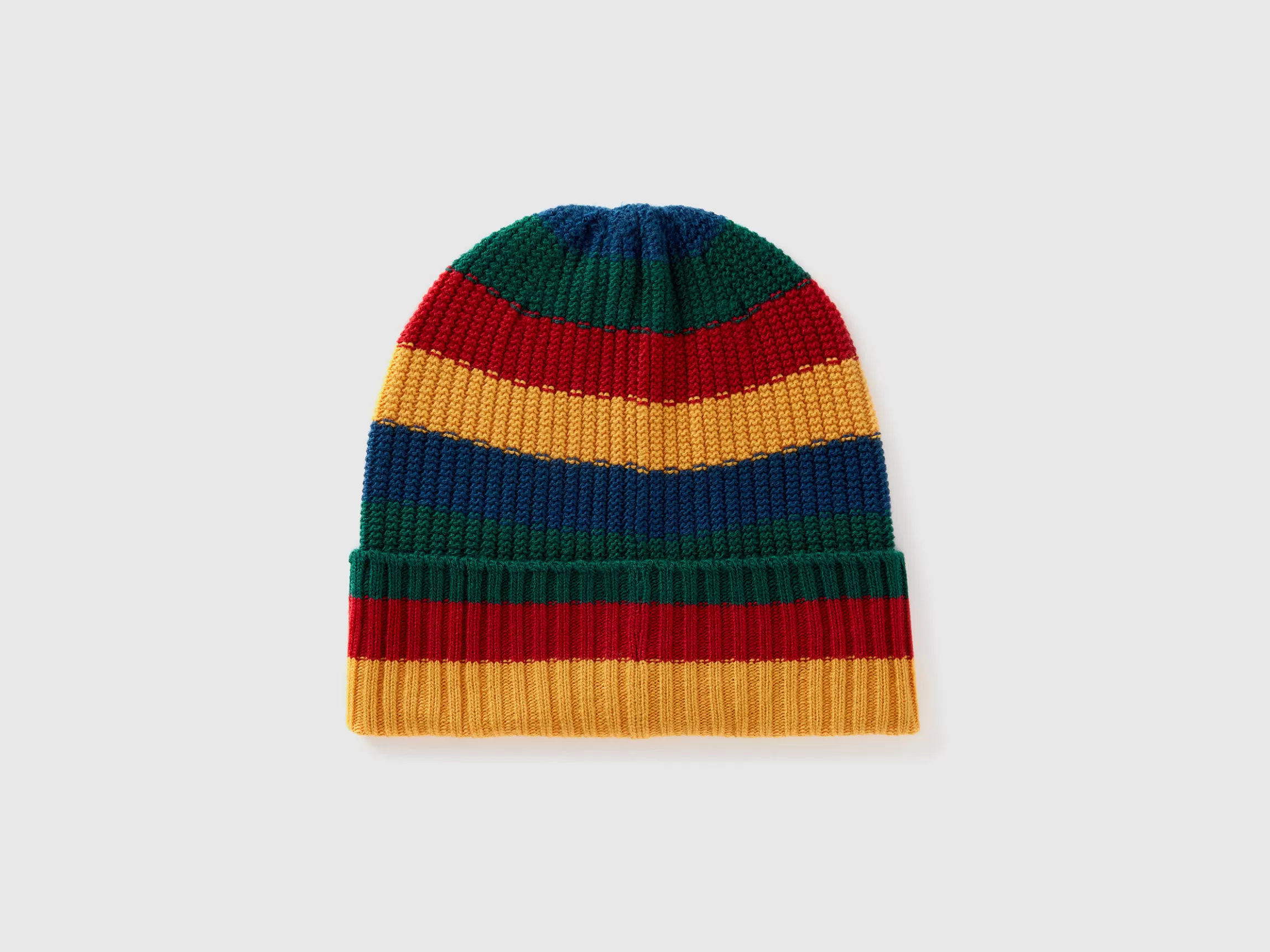 United Colors of Benetton Striped knit hat