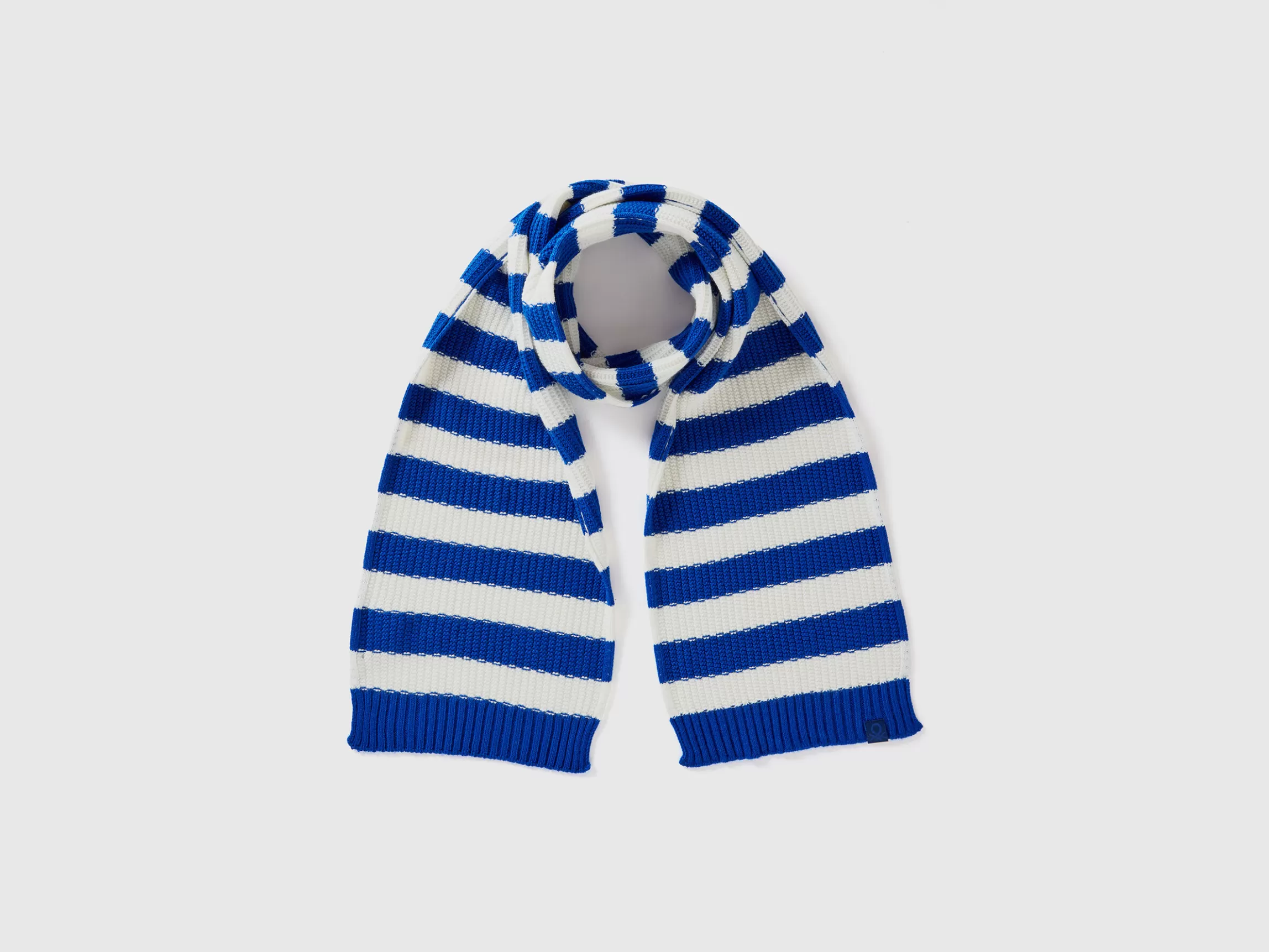 United Colors of Benetton Striped knit scarf