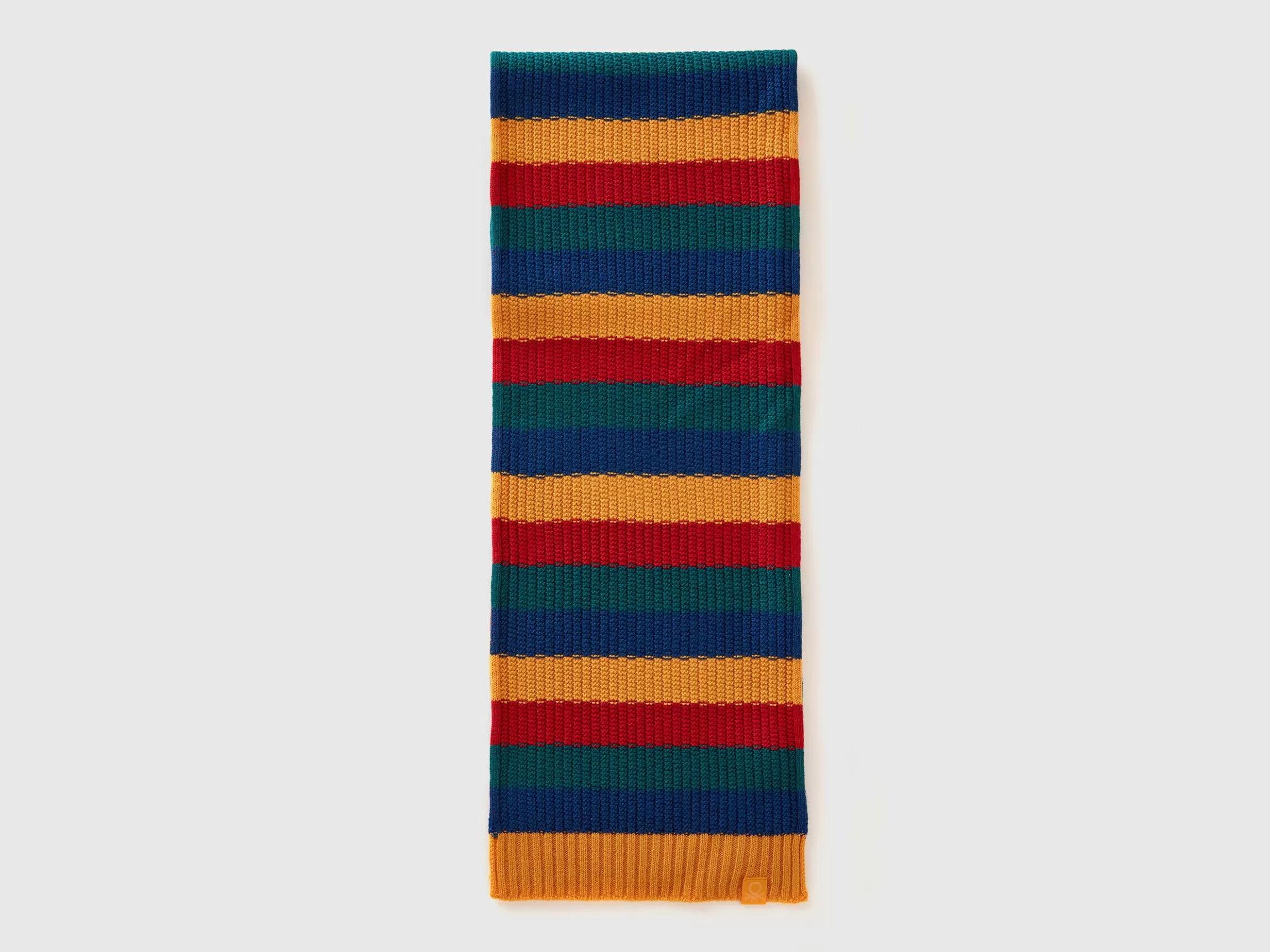 United Colors of Benetton Striped knit scarf
