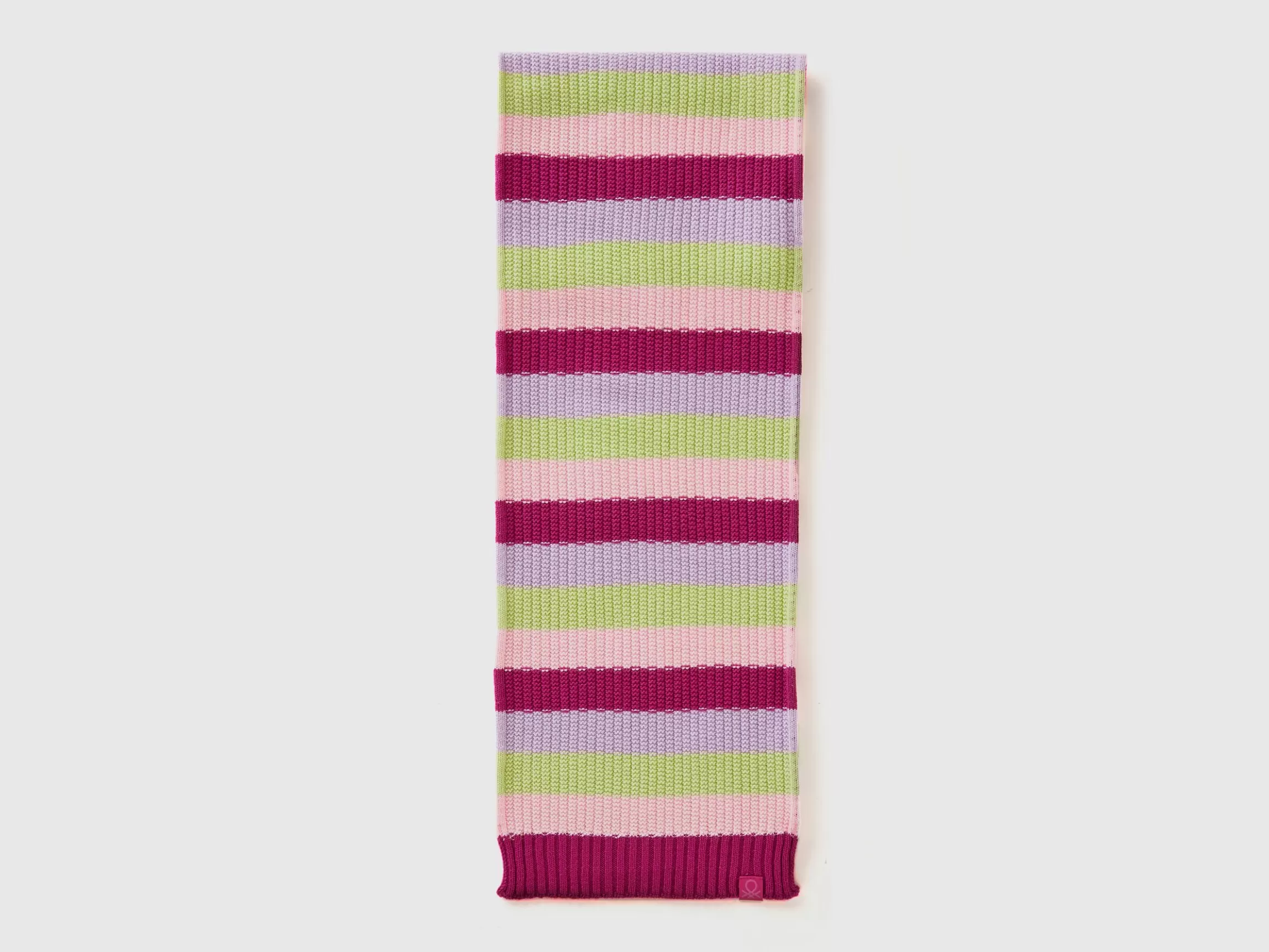 United Colors of Benetton Striped knit scarf